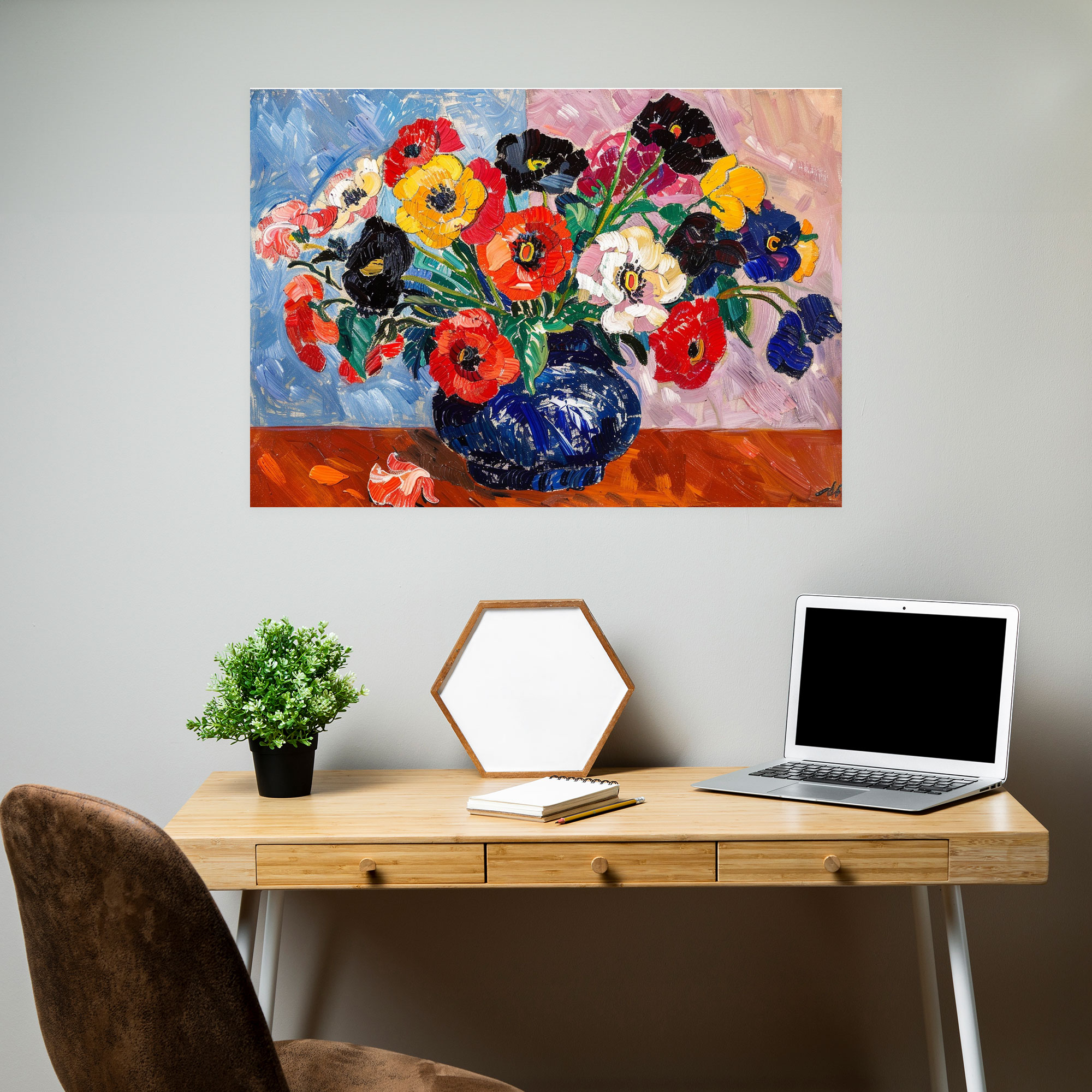 Henri Matisse Floral Still Life Wall Art - Henri Matisse, Henri Matisse, Wall Art, Canvas