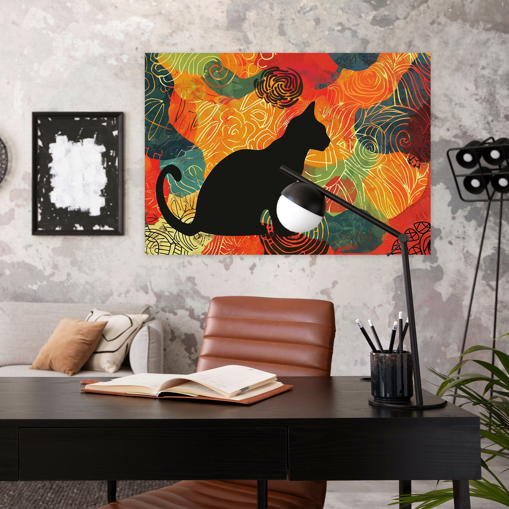 Henri Matisse Cat Silhouette Wall Art - Henri Matisse, Home Decoration, Wall Decoration, Henri Matisse