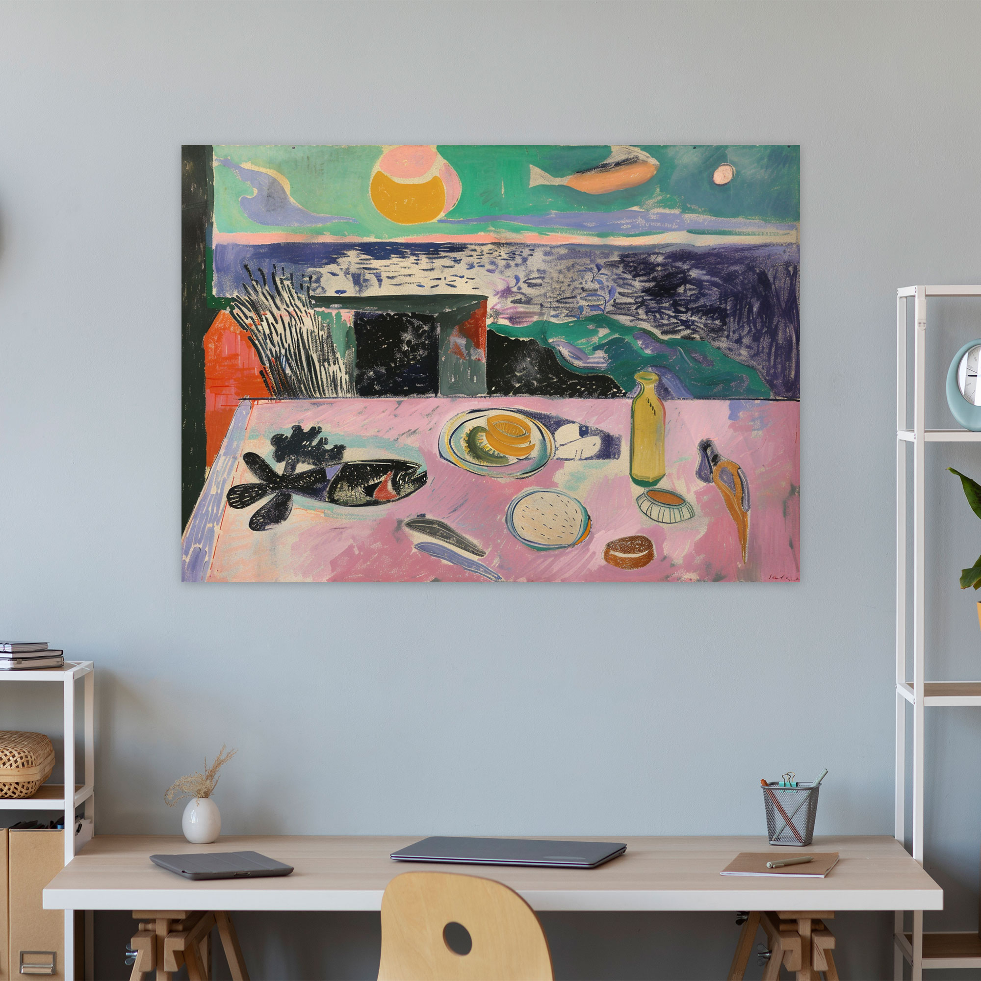 Henri Matisse Canvas Print: Surreal Scene - Henri Matisse, Wall Decoration, Canvas Wall Art, Henri Matisse