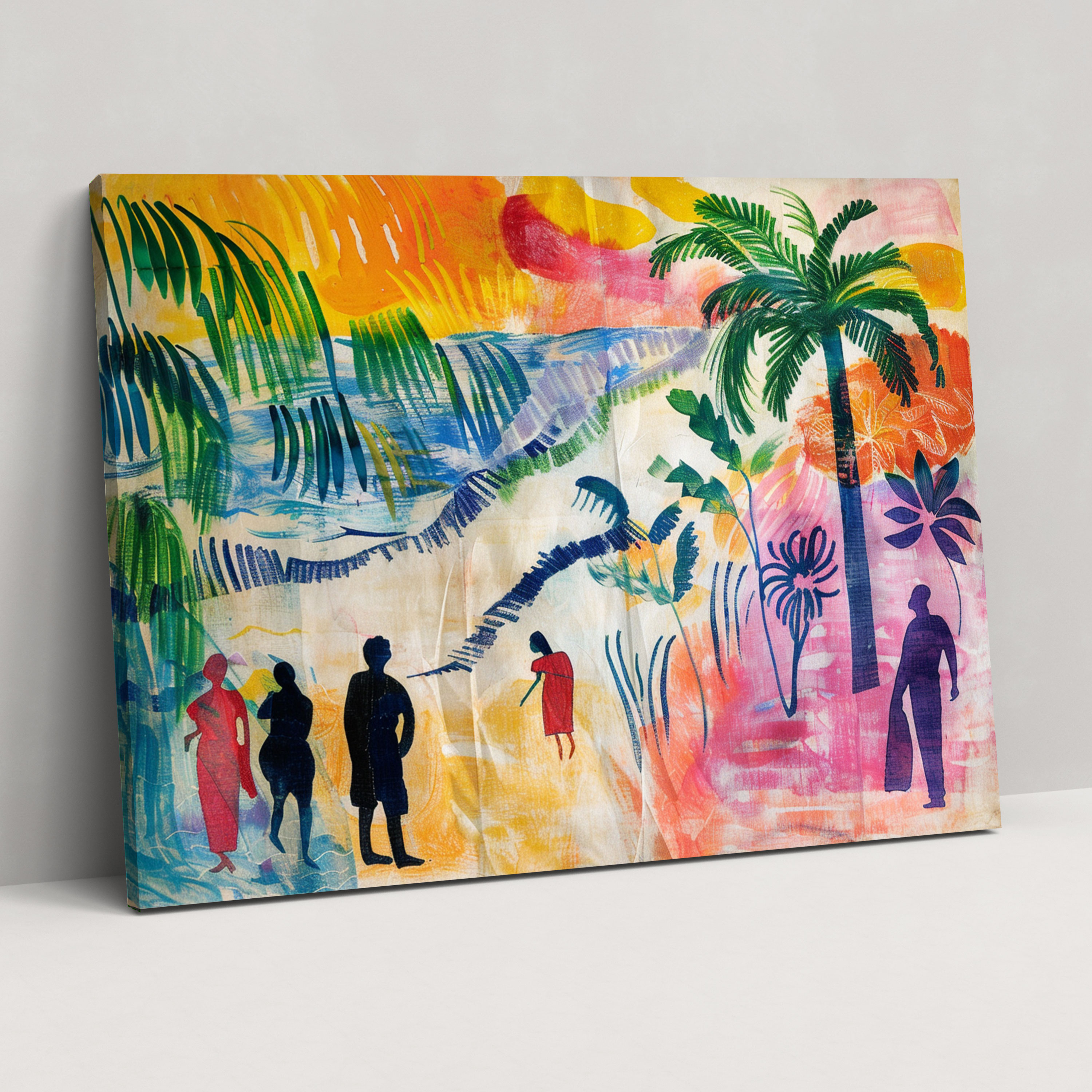 Henri Matisse Wall Decoration: Beach Scene - Henri Matisse, Wall Decoration, Henri Matisse, Canvas