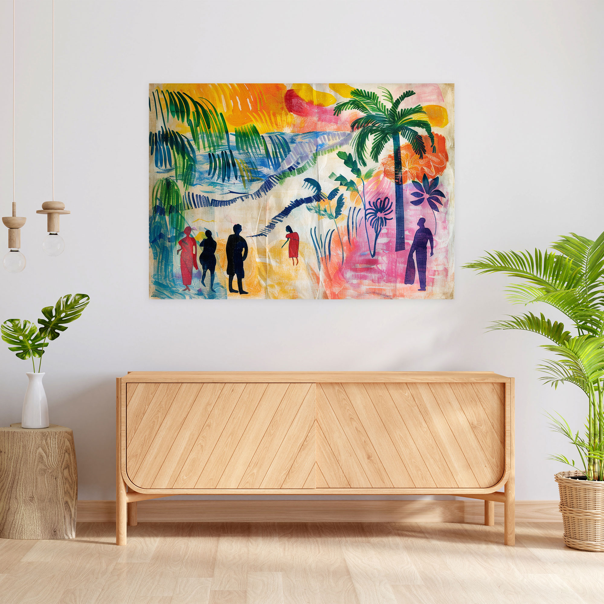 Henri Matisse Wall Decoration: Beach Scene - Henri Matisse, Wall Decoration, Henri Matisse, Canvas