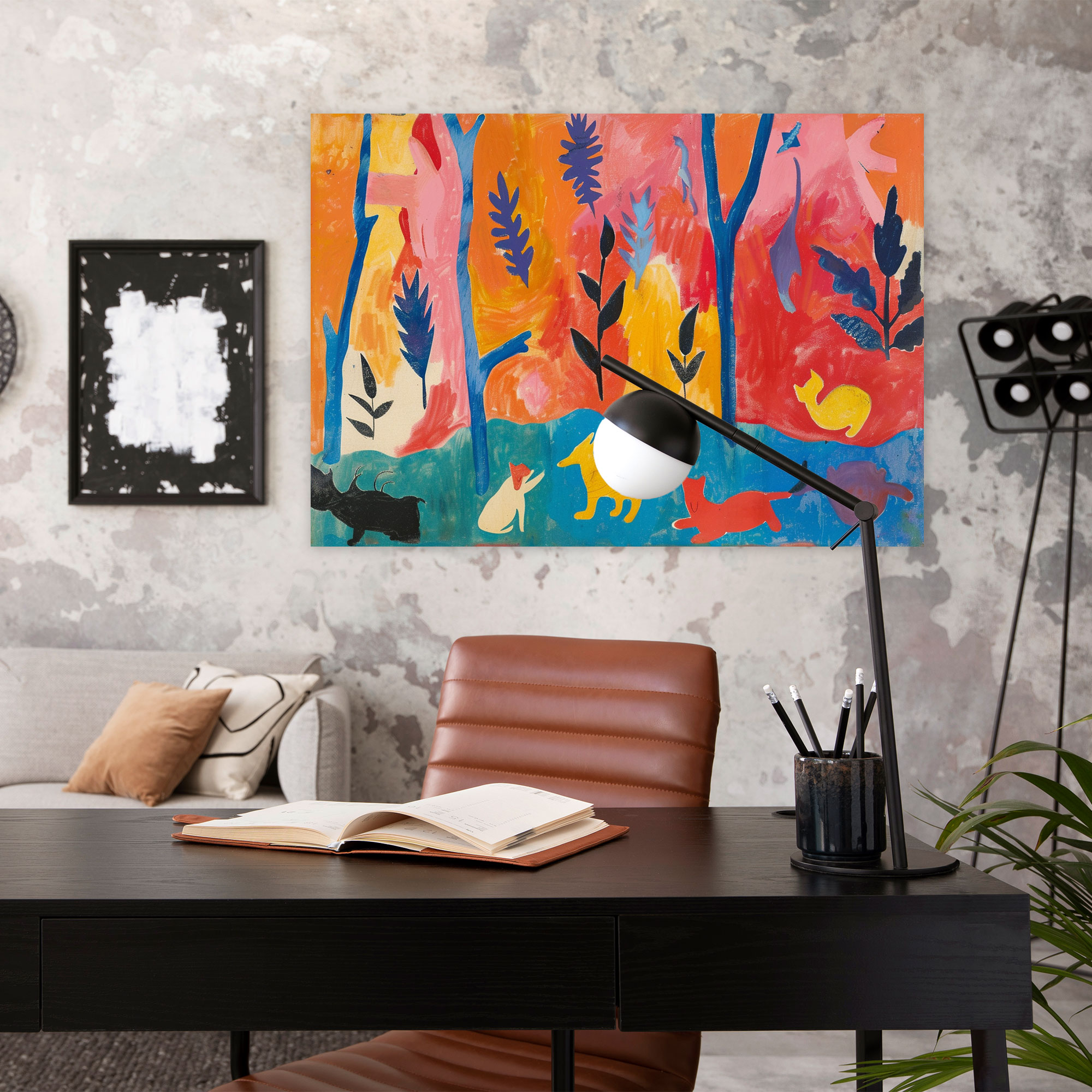 Henri Matisse Canvas Print: Playful Animals - Henri Matisse, Wall Decoration, Henri Matisse, Canvas Print