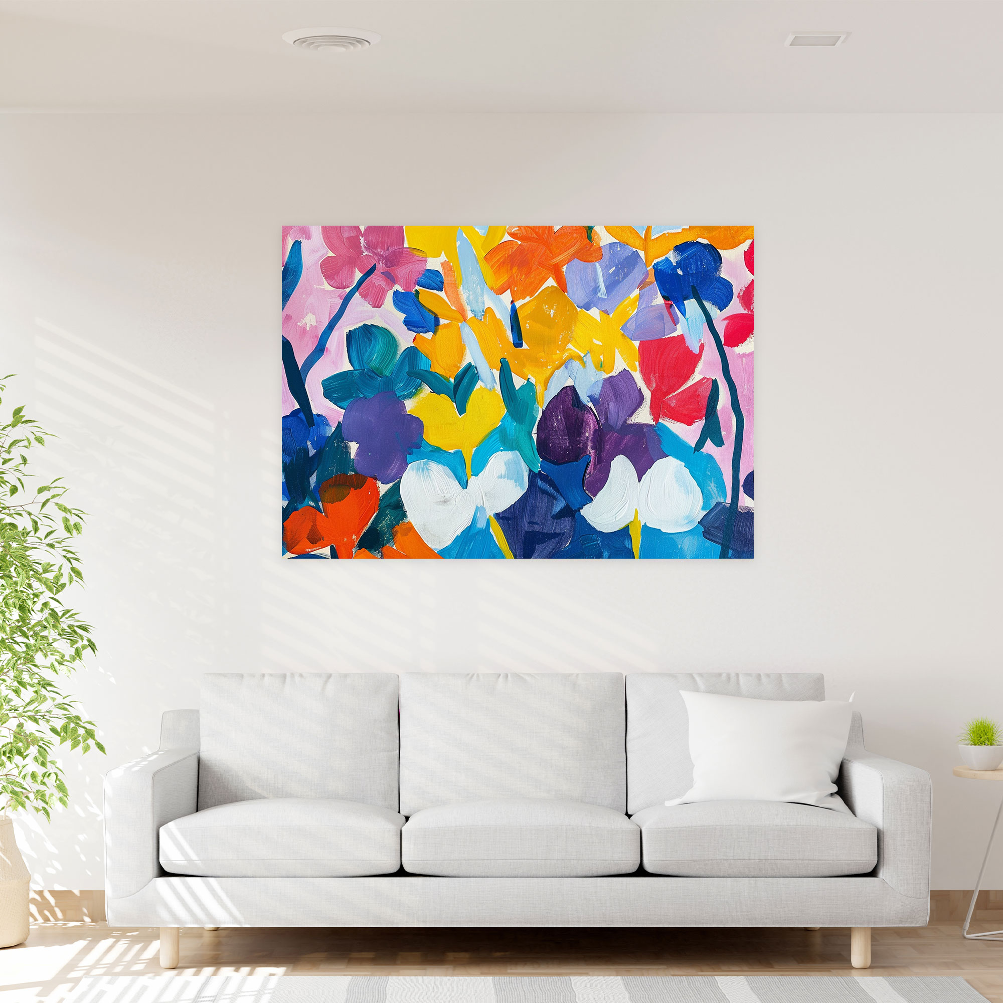 Henri Matisse Floral Canvas Print - Henri Matisse, Vibrant Colors, Henri Matisse, Canvas