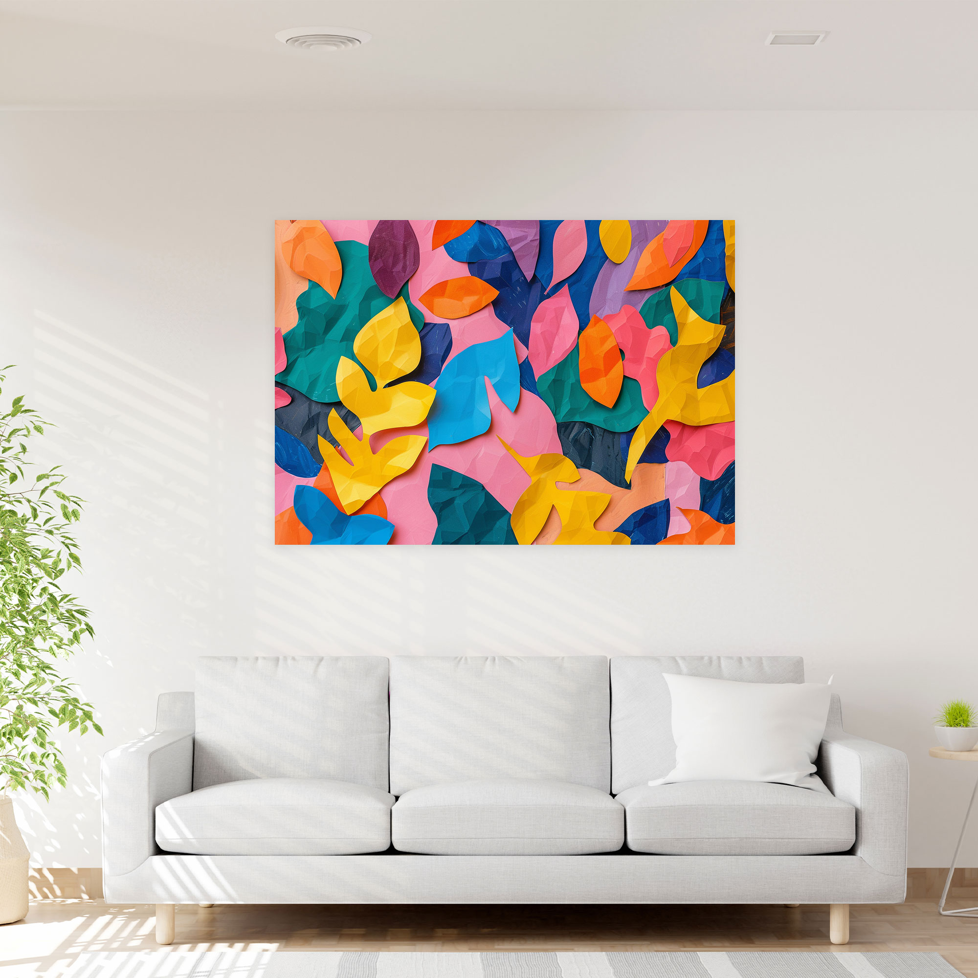 Henri Matisse Colorful Cutouts Wall Decoration - Henri Matisse, Home Decoration, Playful Design, Colorful Cutouts