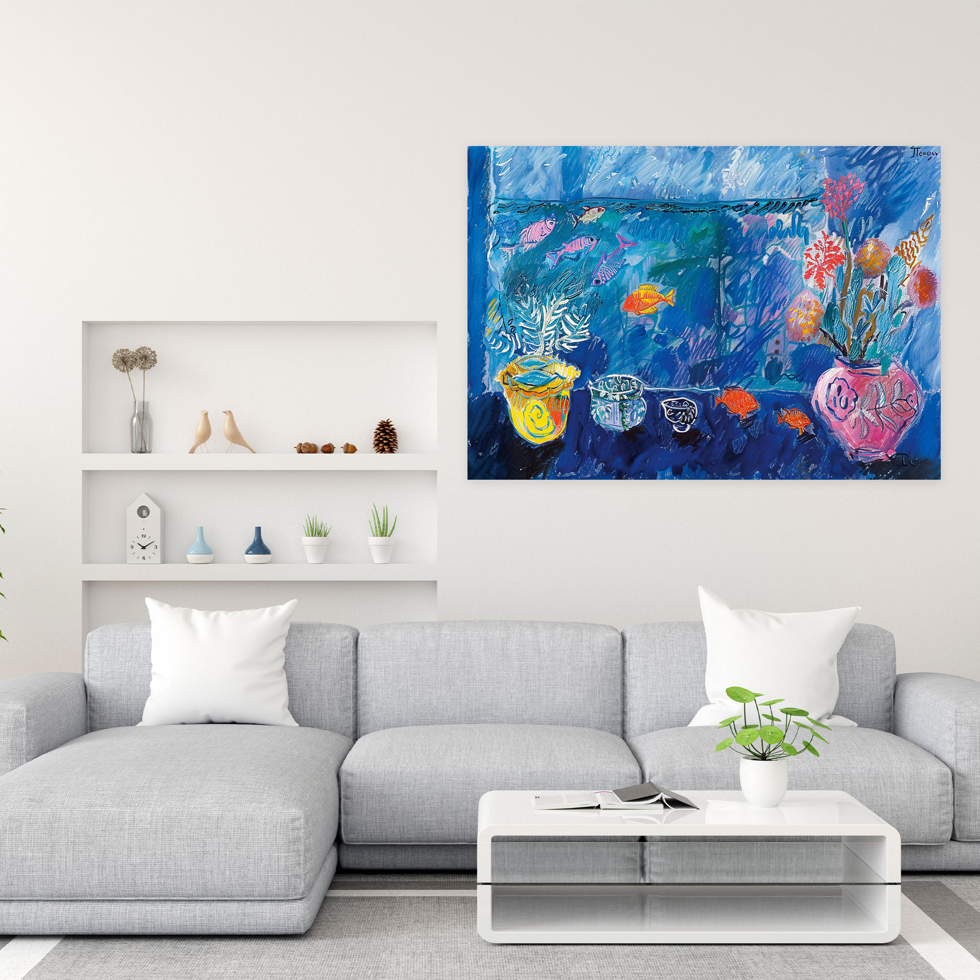 Henri Matisse Ocean Theme Canvas Print - Henri Matisse, Home Decoration, Ocean Theme, Wall Decoration