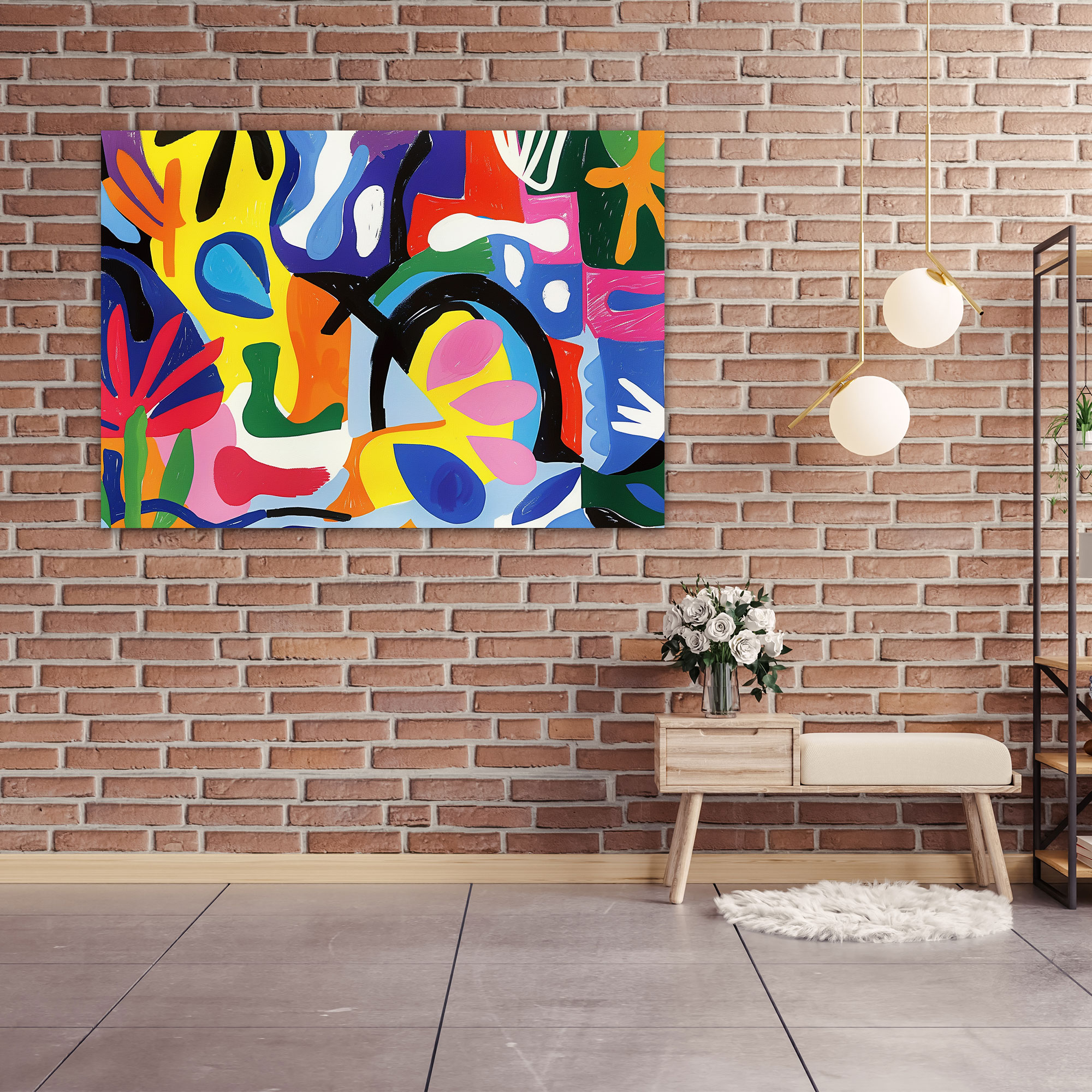 Henri Matisse Abstract Canvas Print - Henri Matisse, Home Decoration, Wall Decoration, Canvas