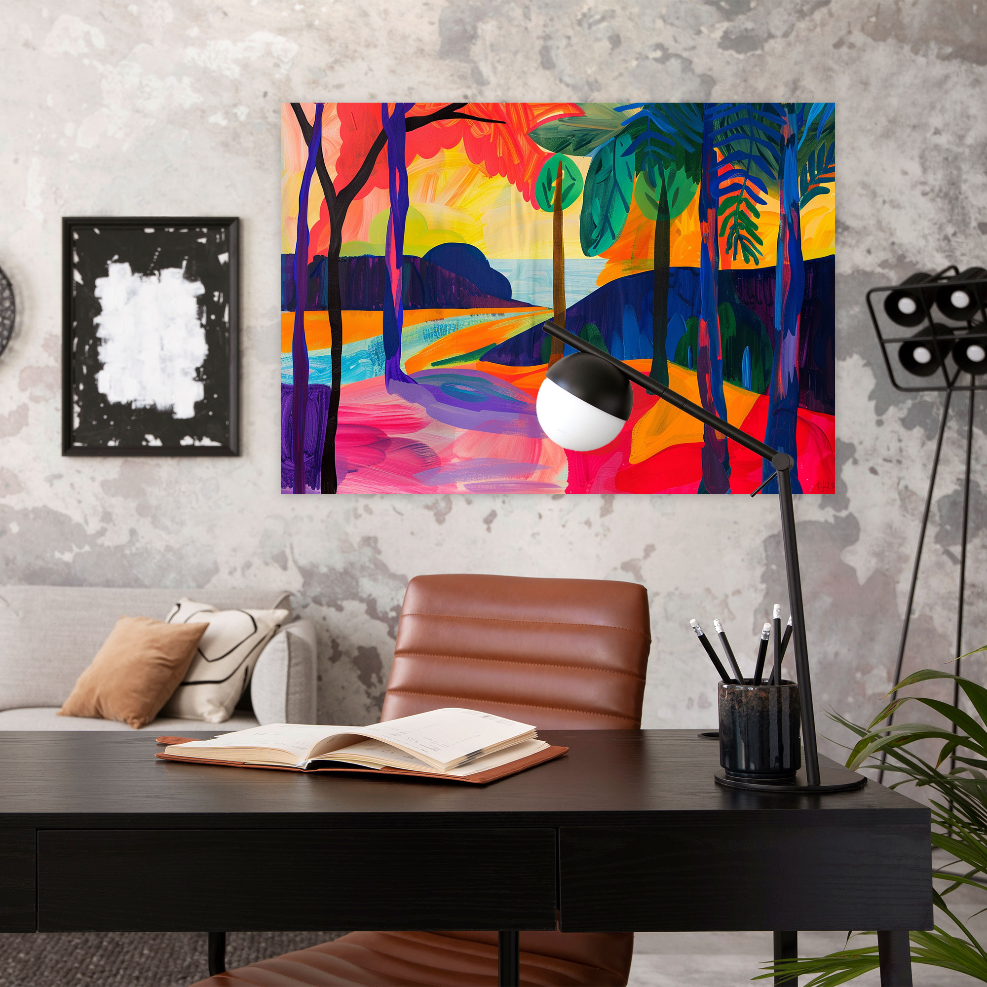 Henri Matisse Bold Landscape Canvas Print - Henri Matisse, Henri Matisse, Wall Art, Home Decoration