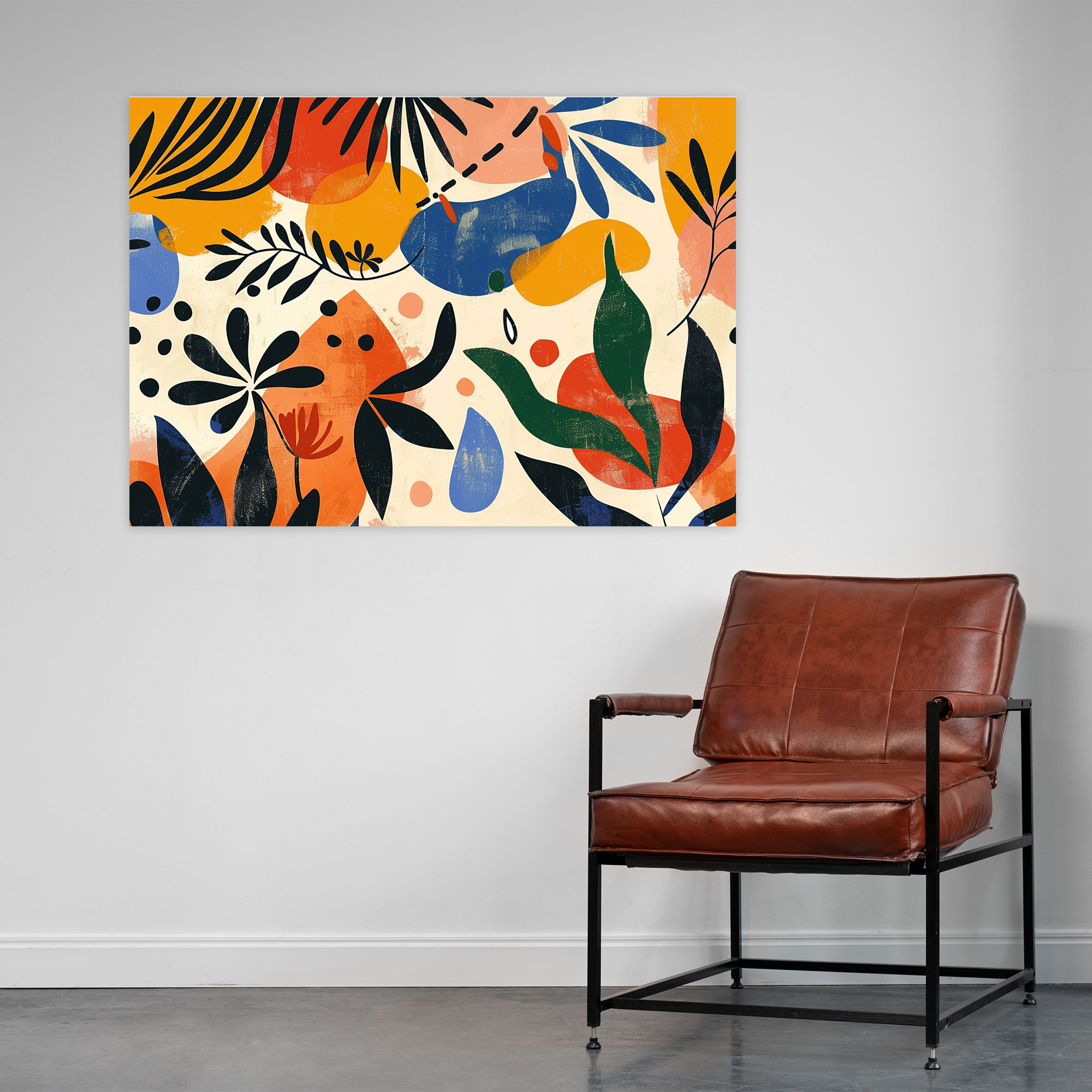 Henri Matisse Abstract Shapes Wall Art - Henri Matisse, Wall Art, Home Decoration, Henri Matisse
