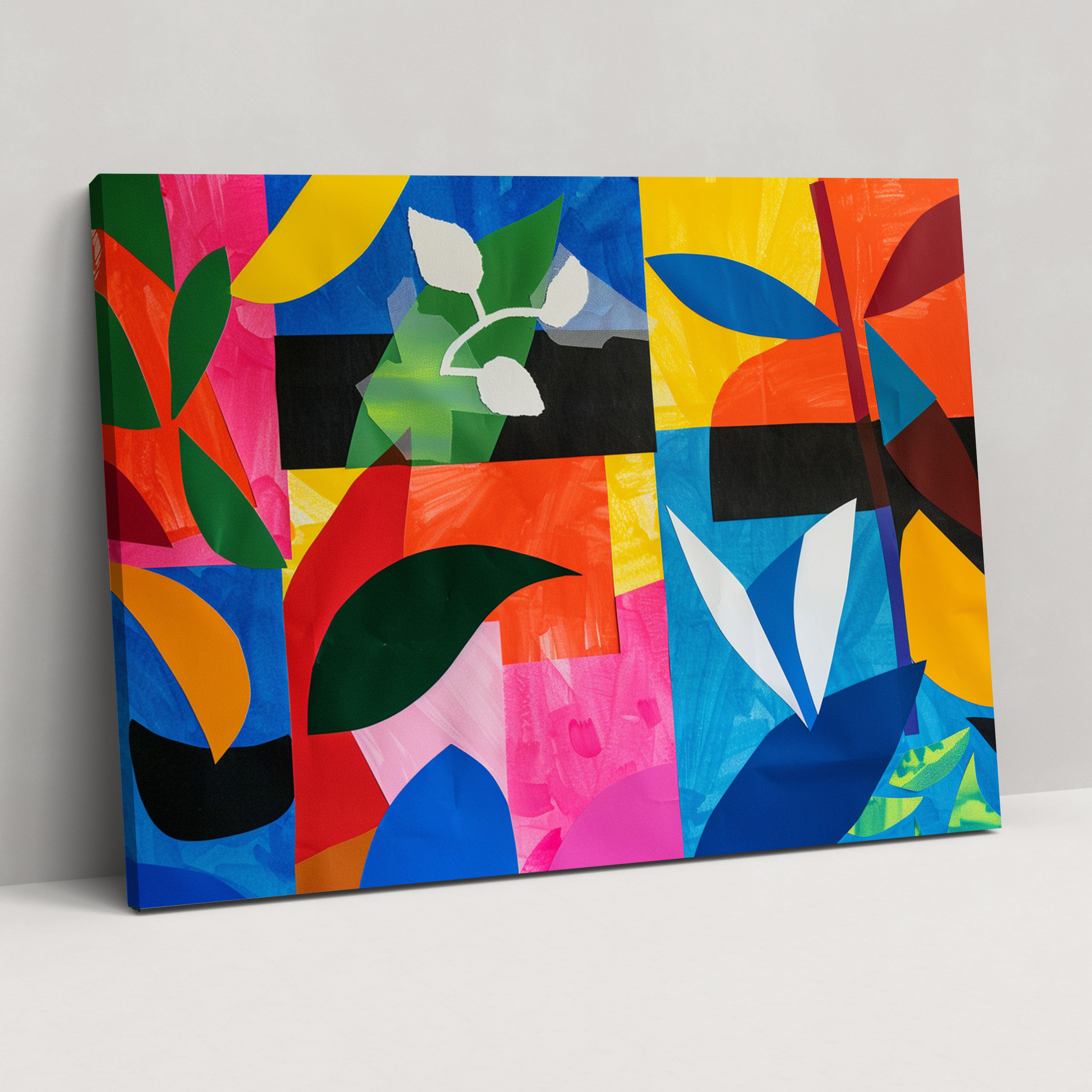 Henri Matisse Collage Canvas Print - Henri Matisse, Wall Decoration, Canvas, Home Decoration