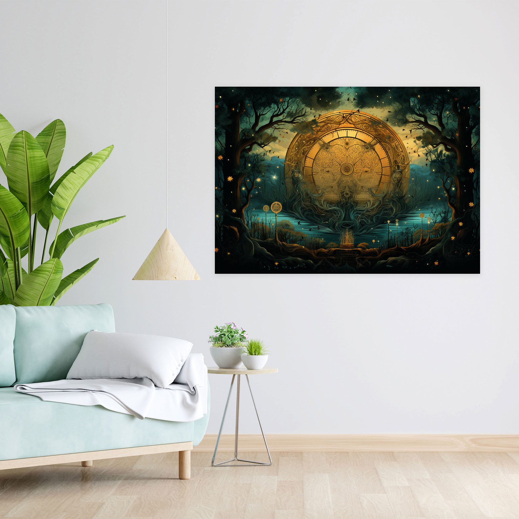 Horoscope Mystical Forest Canvas Print - Horoscope, Earthy Tones, Horoscope, Canvas