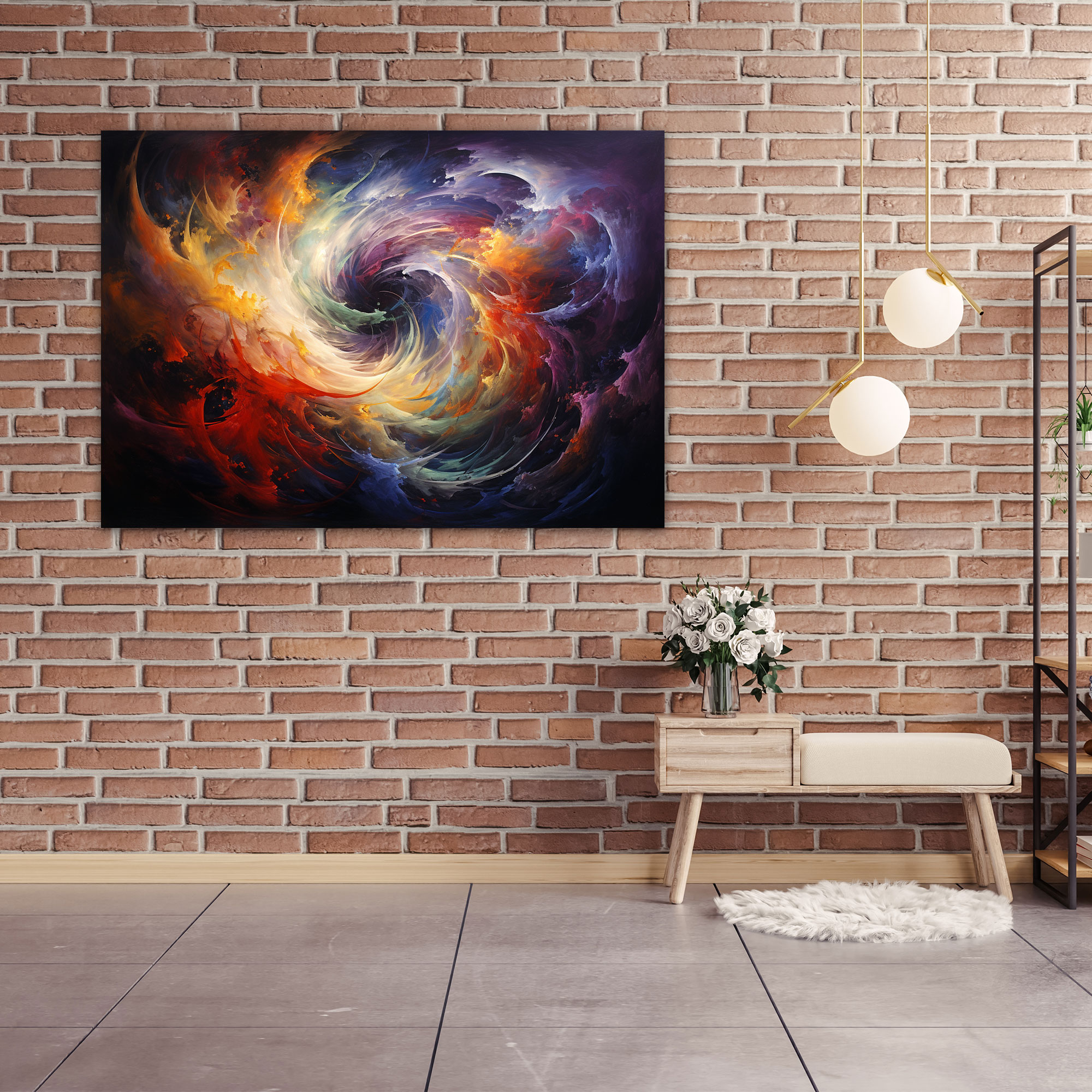 Horoscope Abstract Zodiac Signs Canvas Print - Horoscope, Wall Art, Zodiac Signs, Whirlwind Of Colors