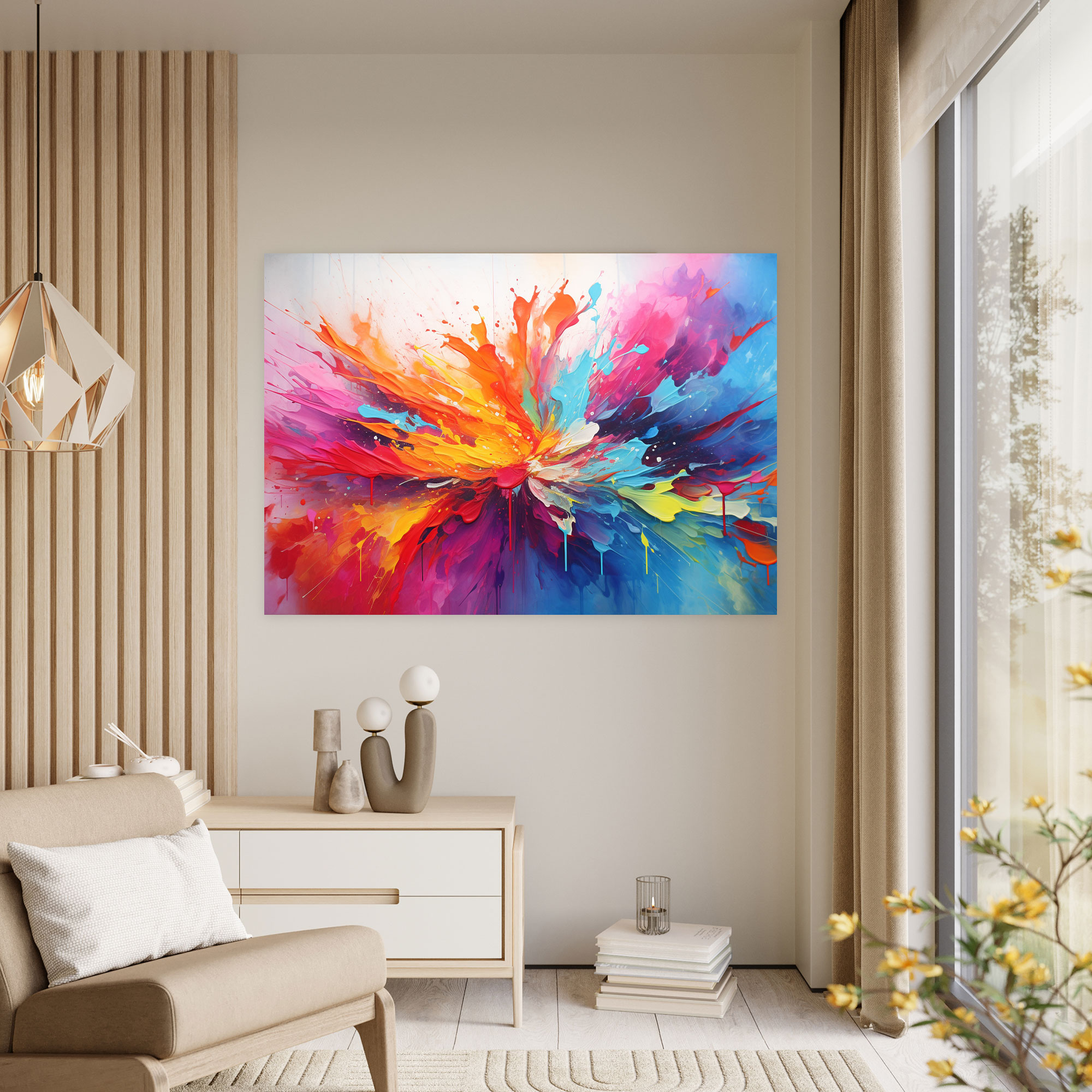 Horoscope Canvas Print - Horoscope, Wall Decoration, Home Decoration, Vibrant Colors