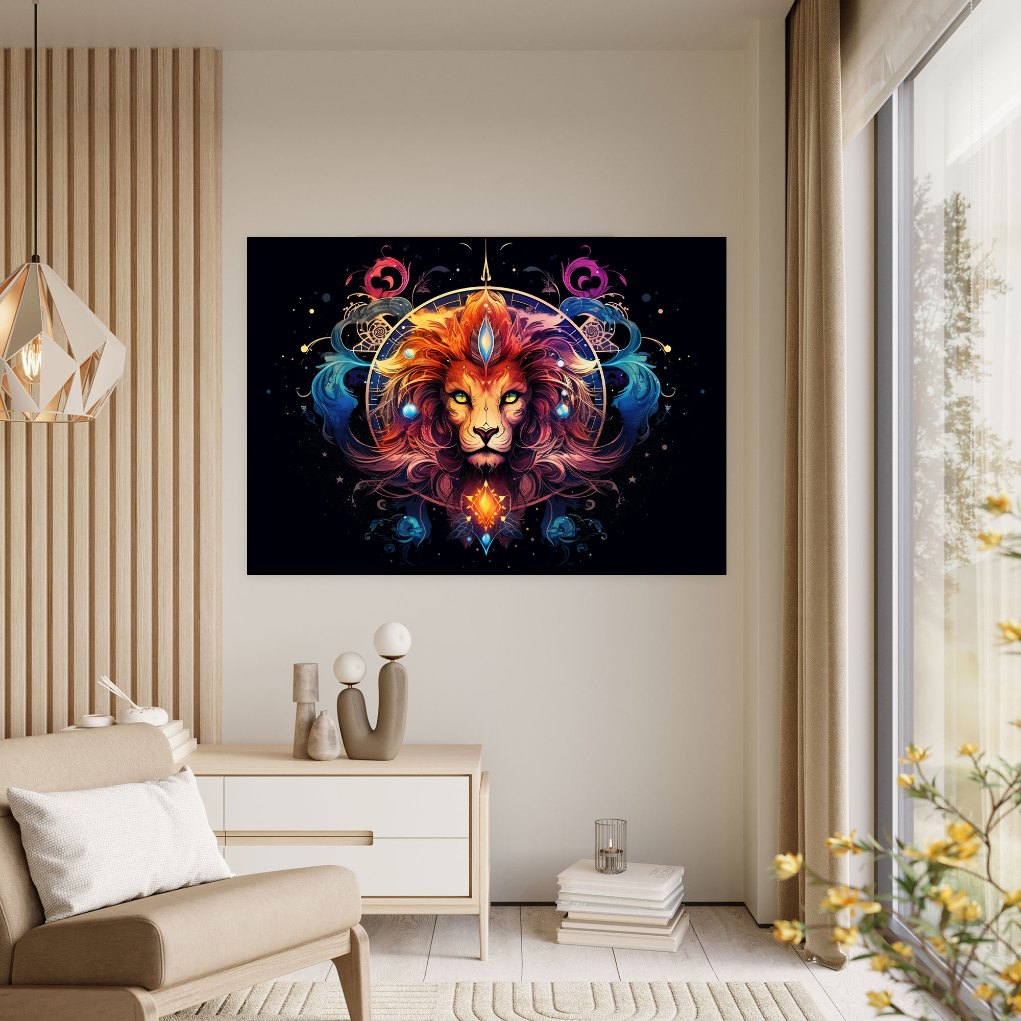 Horoscope Wall Art - Horoscope, Canvas Wall Art, Cosmic Burst, Wall Art