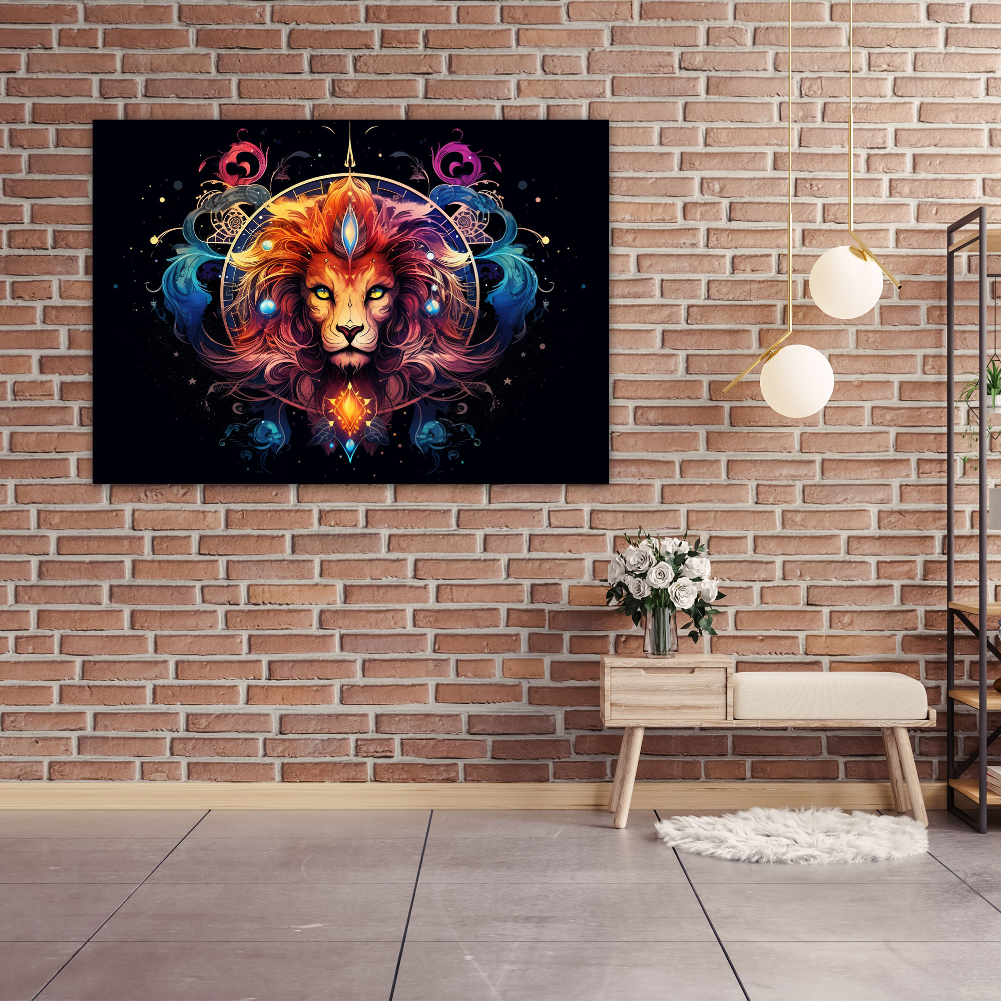 Horoscope Wall Art - Horoscope, Canvas Wall Art, Cosmic Burst, Wall Art