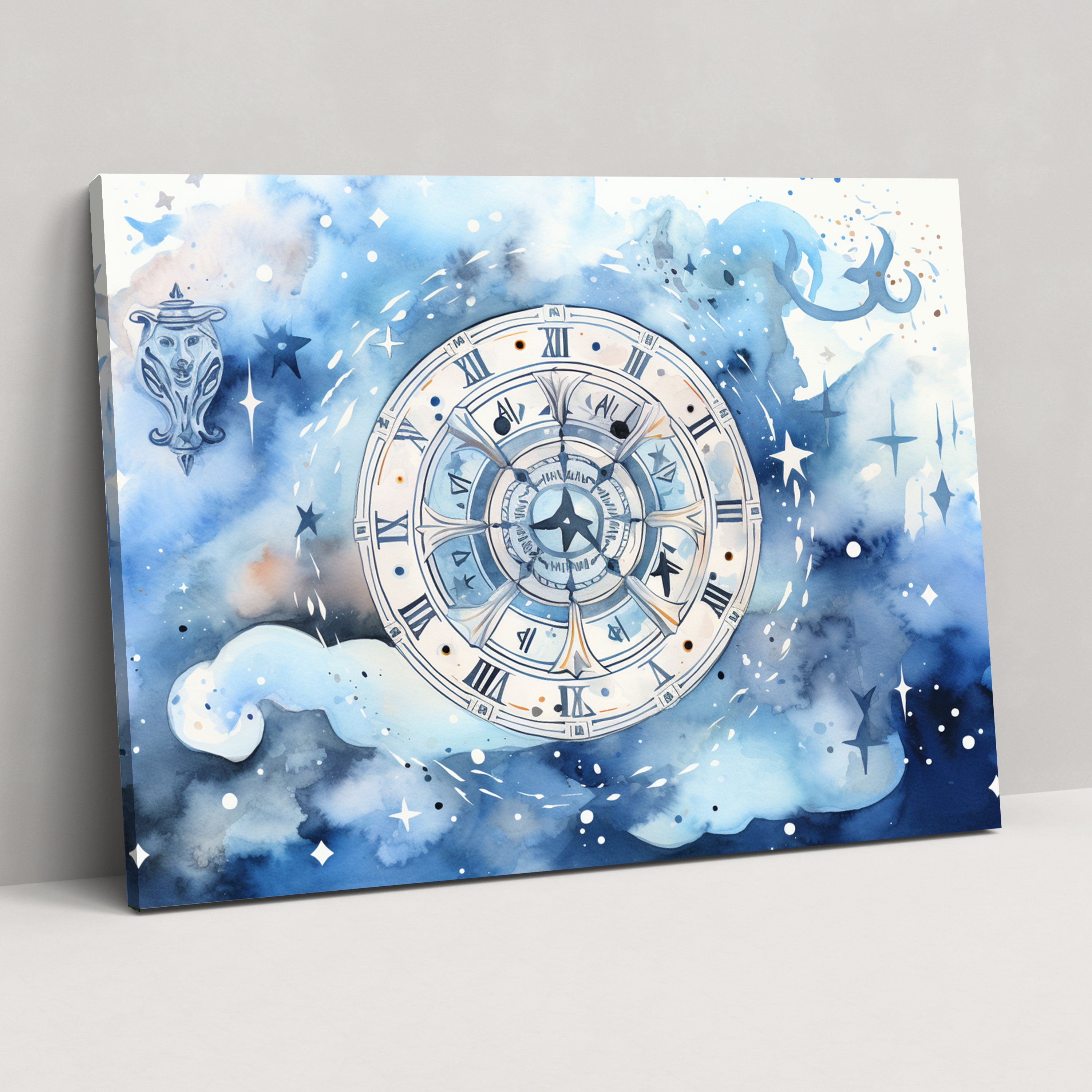 Wandkunst Horoskop - Horoskop Tierkreiszeichen Astrologie Wandkunst