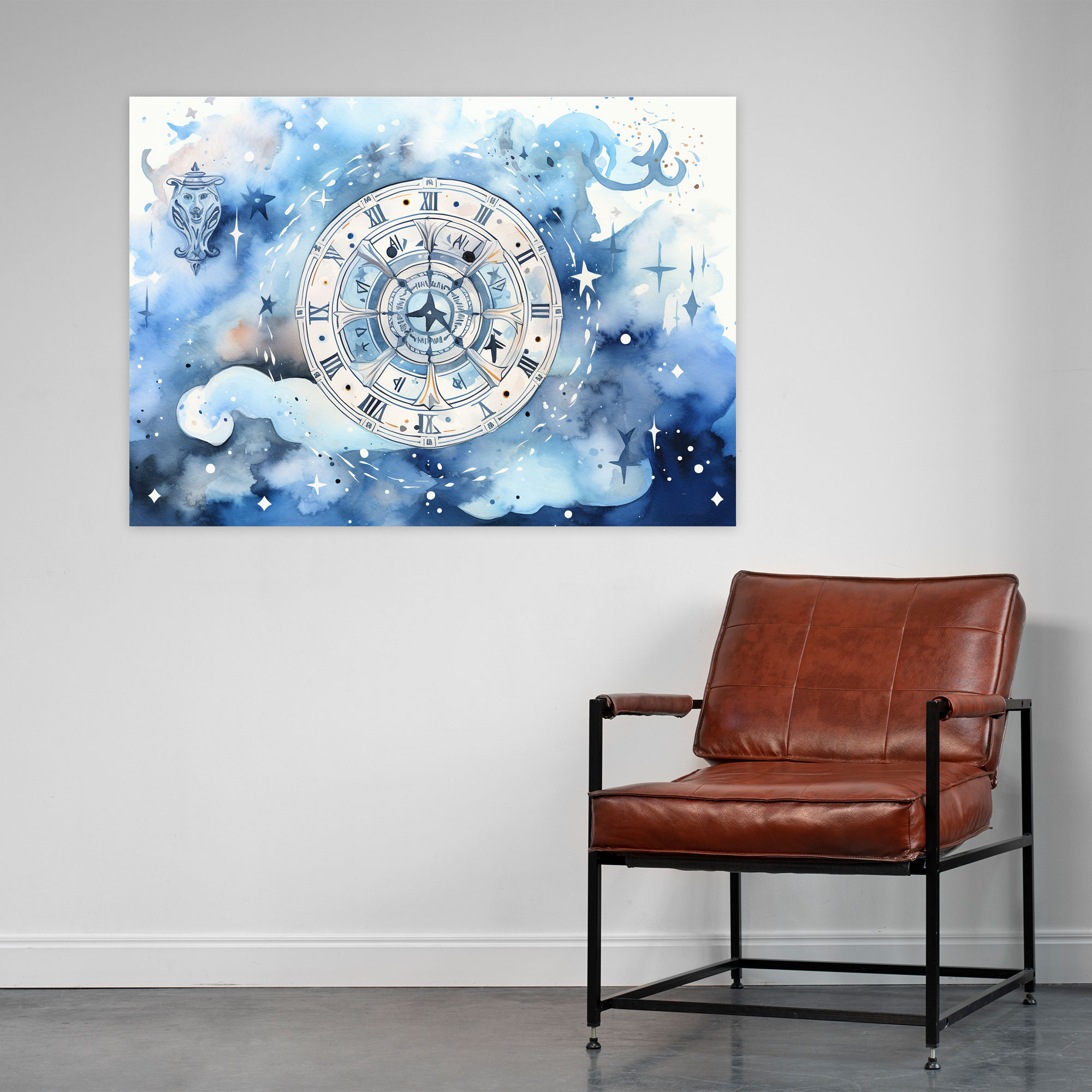 Wandkunst Horoskop - Horoskop Tierkreiszeichen Astrologie Wandkunst