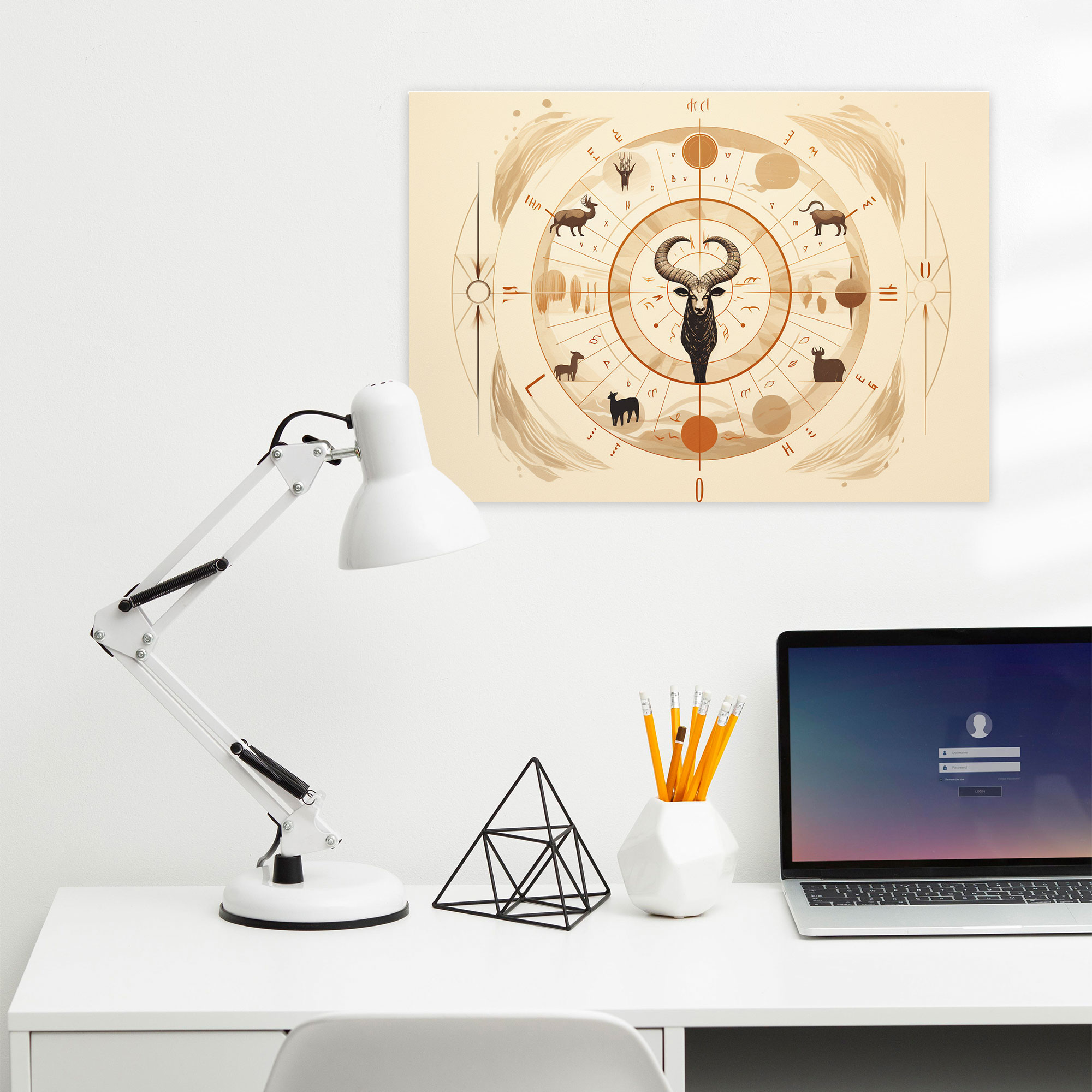Horoscope Canvas Print - Horoscope, Modern, Canvas Wall Art, Wall Art