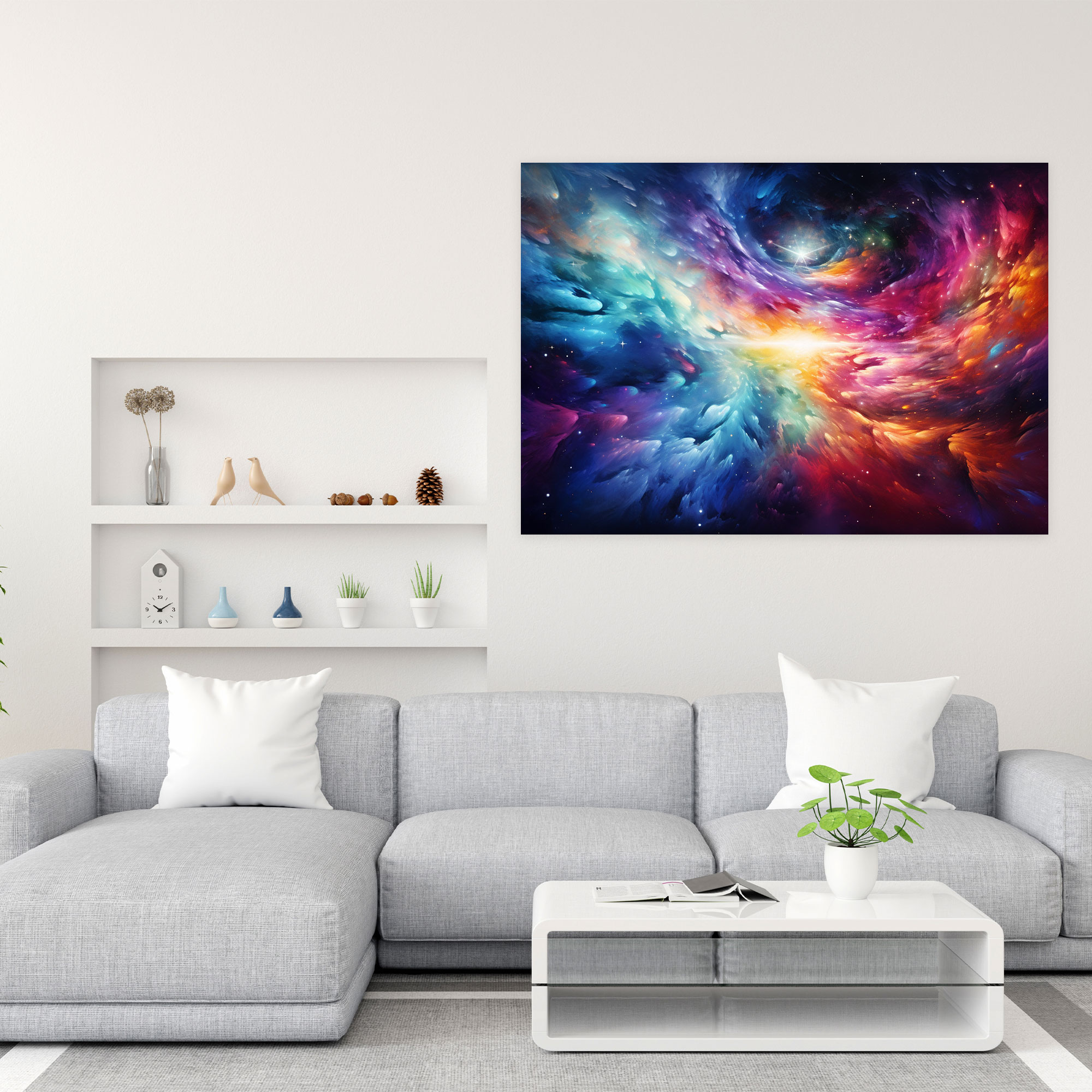 Cosmic Horoscope Canvas Print - Horoscope, Canvas Wall Art, Canvas Print, Cosmic Abstract