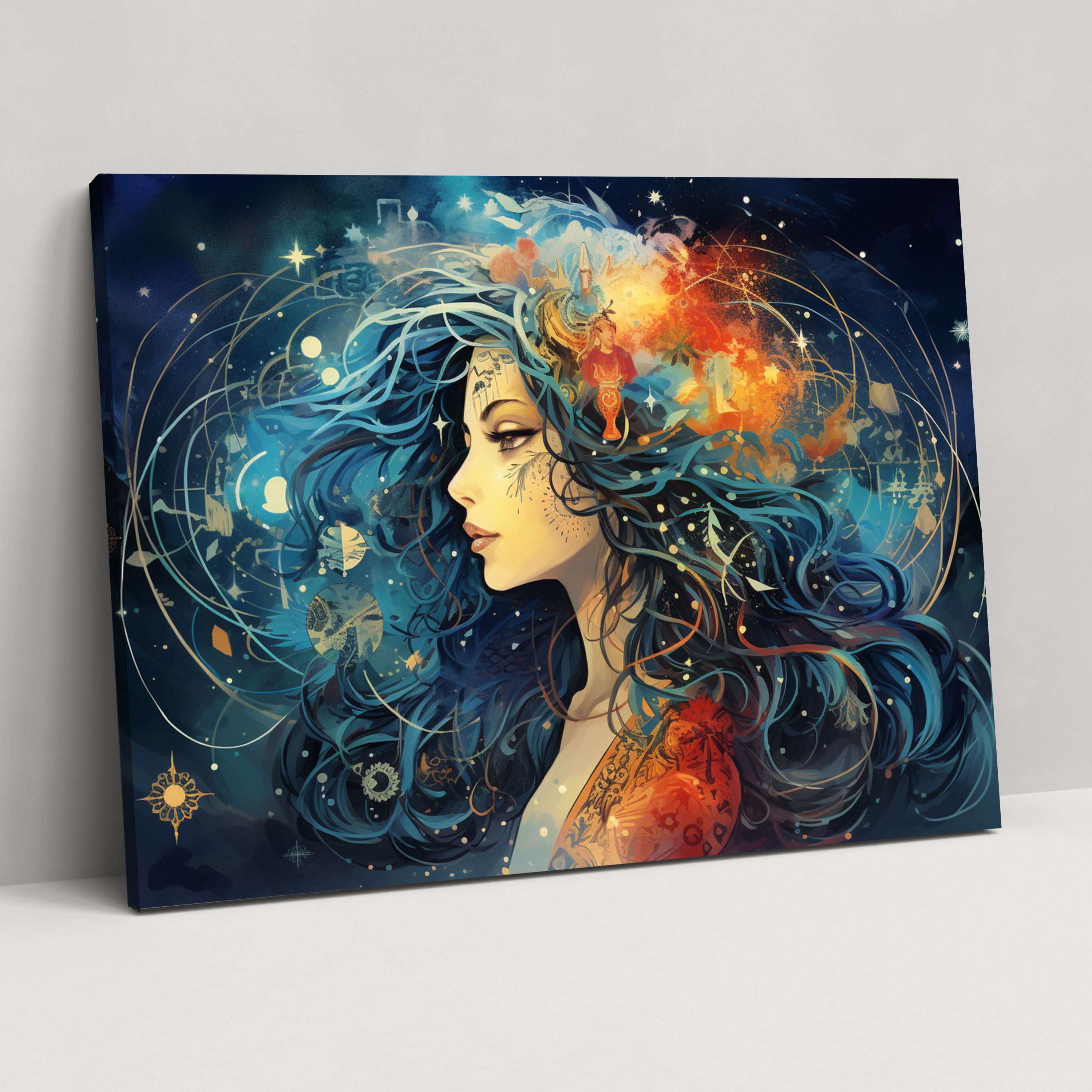 Horoscope Canvas Wall Art - Horoscope, Dreamy Artwork, Canvas Wall Art, Horoscope