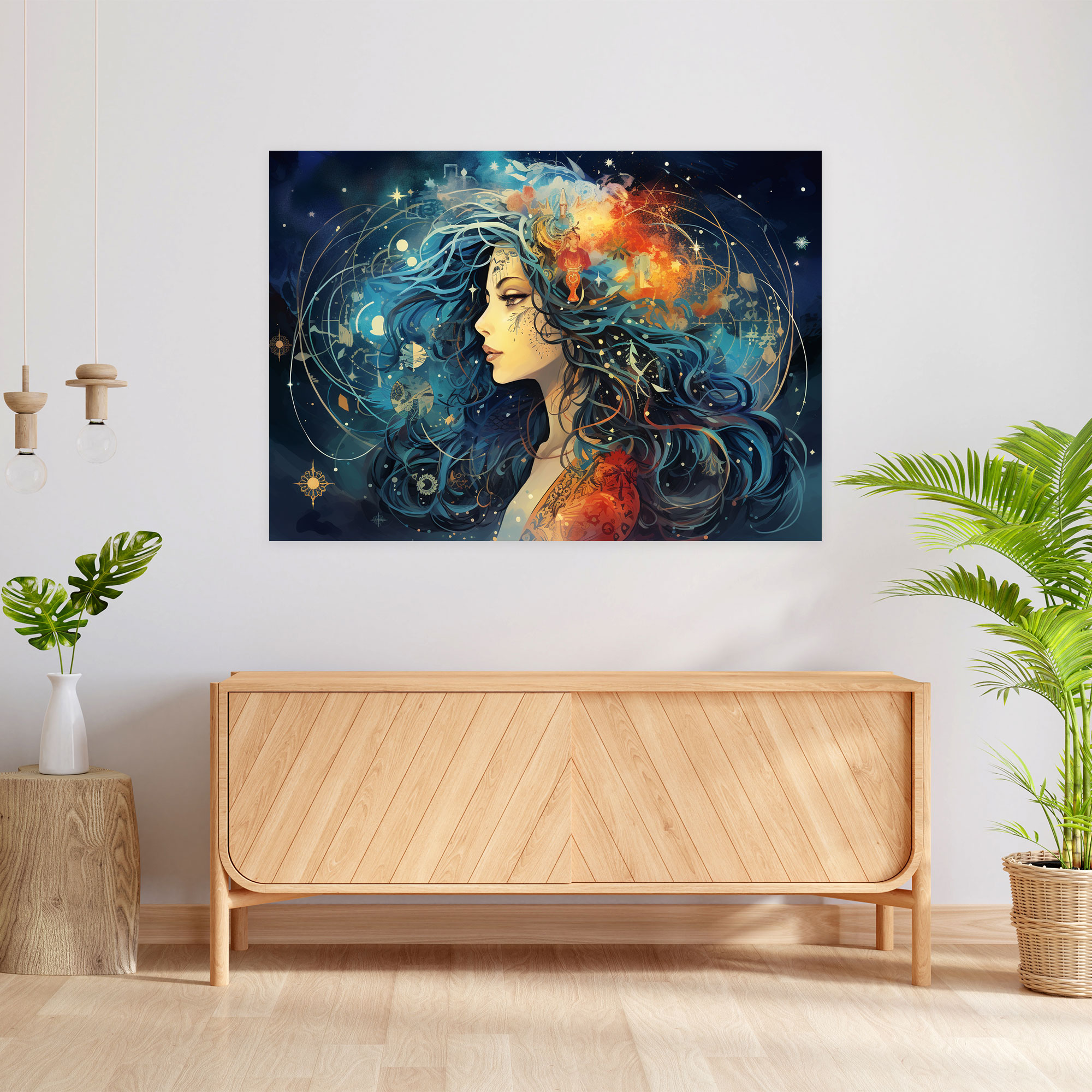Horoscope Canvas Wall Art - Horoscope, Dreamy Artwork, Canvas Wall Art, Horoscope