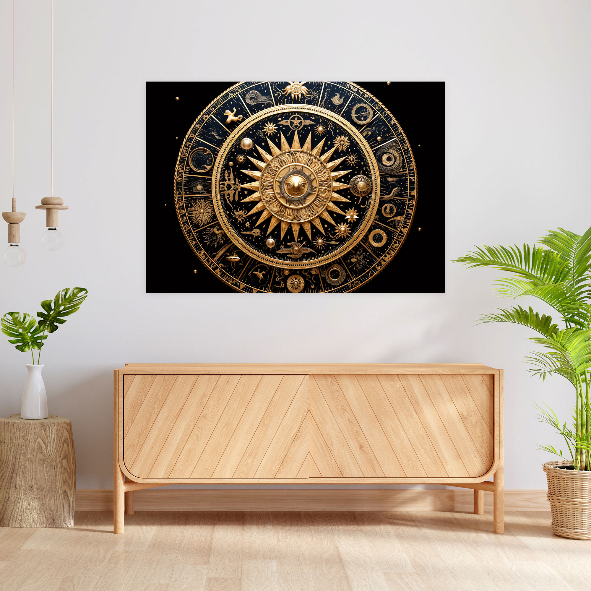 Horoscope Wall Art - Horoscope, Horoscope, Cosmic Elements, Mandala Design