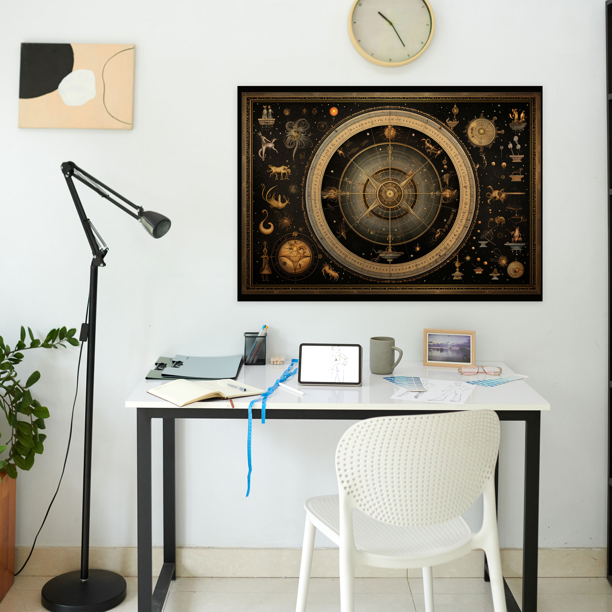 Horoscope Wall Decoration - Horoscope, Wall Art, Astrology Chart, Wall Decoration