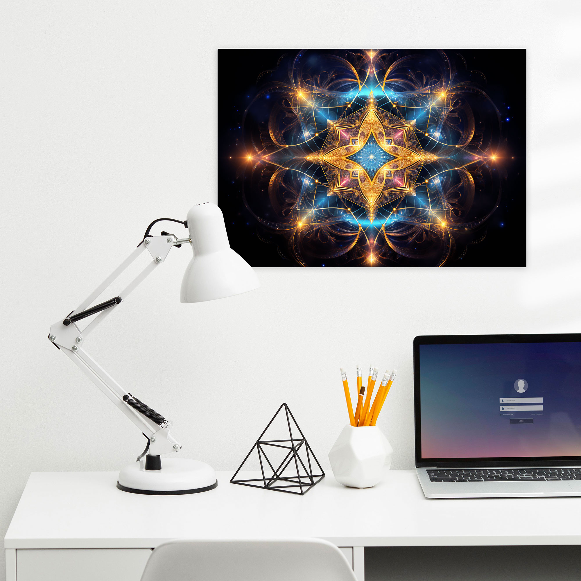 Horoscope Celestial Mandala Canvas Print - Horoscope, Canvas, Wall Art, Canvas Print