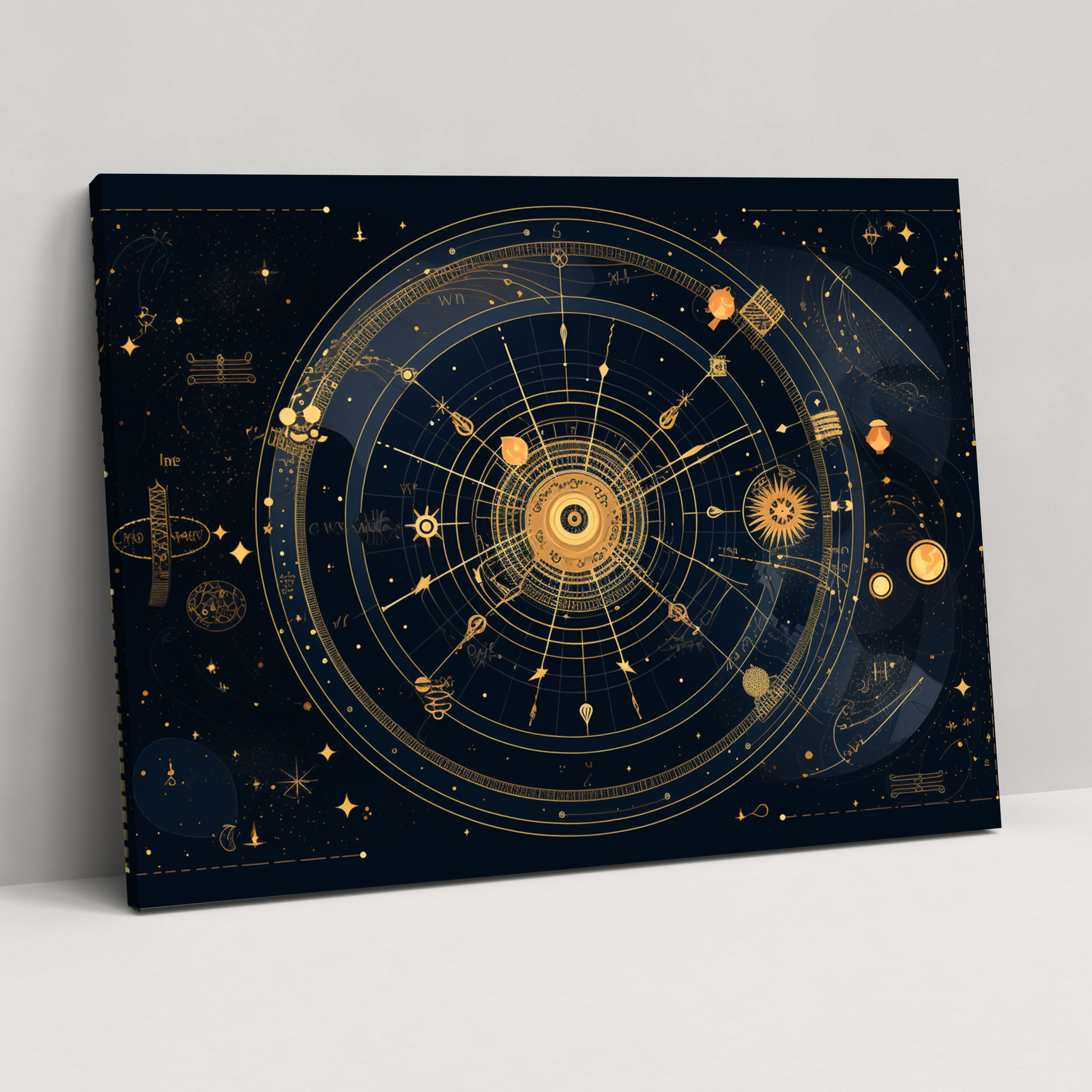 Horoscope Geometric Constellations Wall Art - Horoscope, Geometric Illustration, Wall Art, Home Decoration