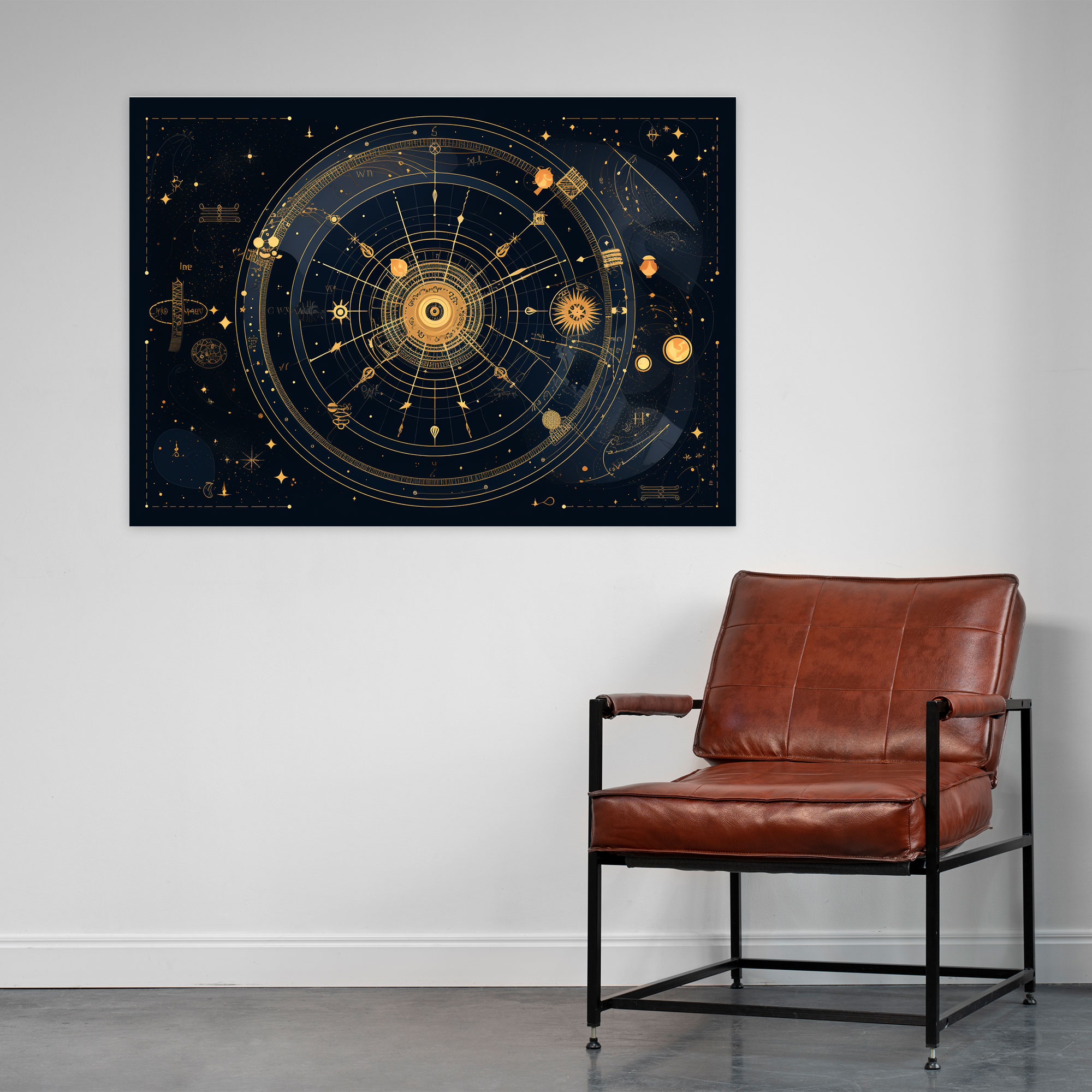 Horoscope Geometric Constellations Wall Art - Horoscope, Geometric Illustration, Wall Art, Home Decoration
