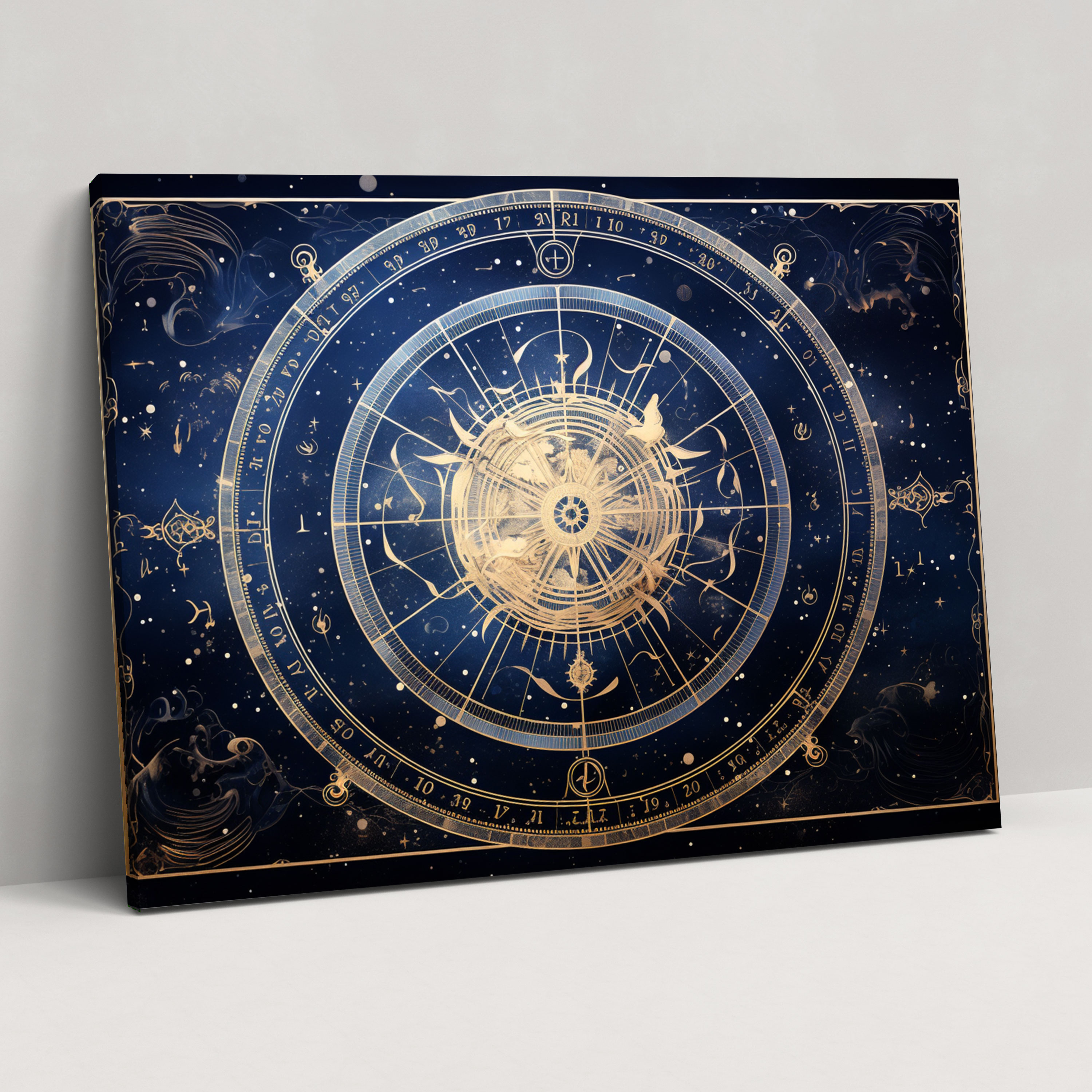 Horoscope Calligraphy Constellations Wall Art - Horoscope, Wall Art, Wall Decoration, Home Decoration