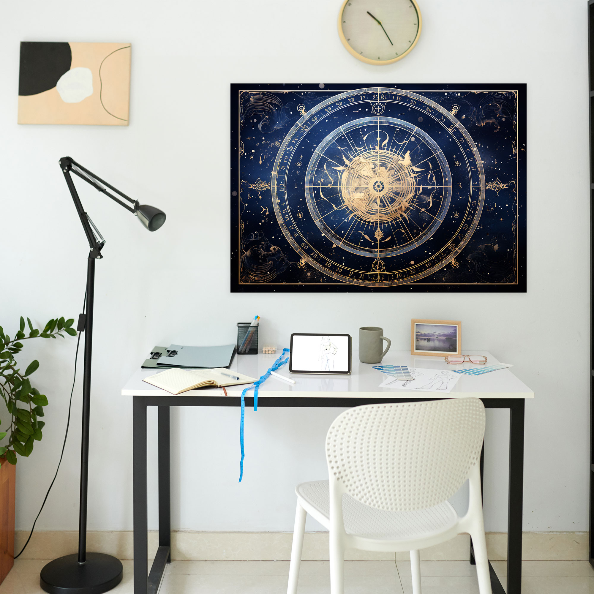 Horoscope Calligraphy Constellations Wall Art - Horoscope, Wall Art, Wall Decoration, Home Decoration
