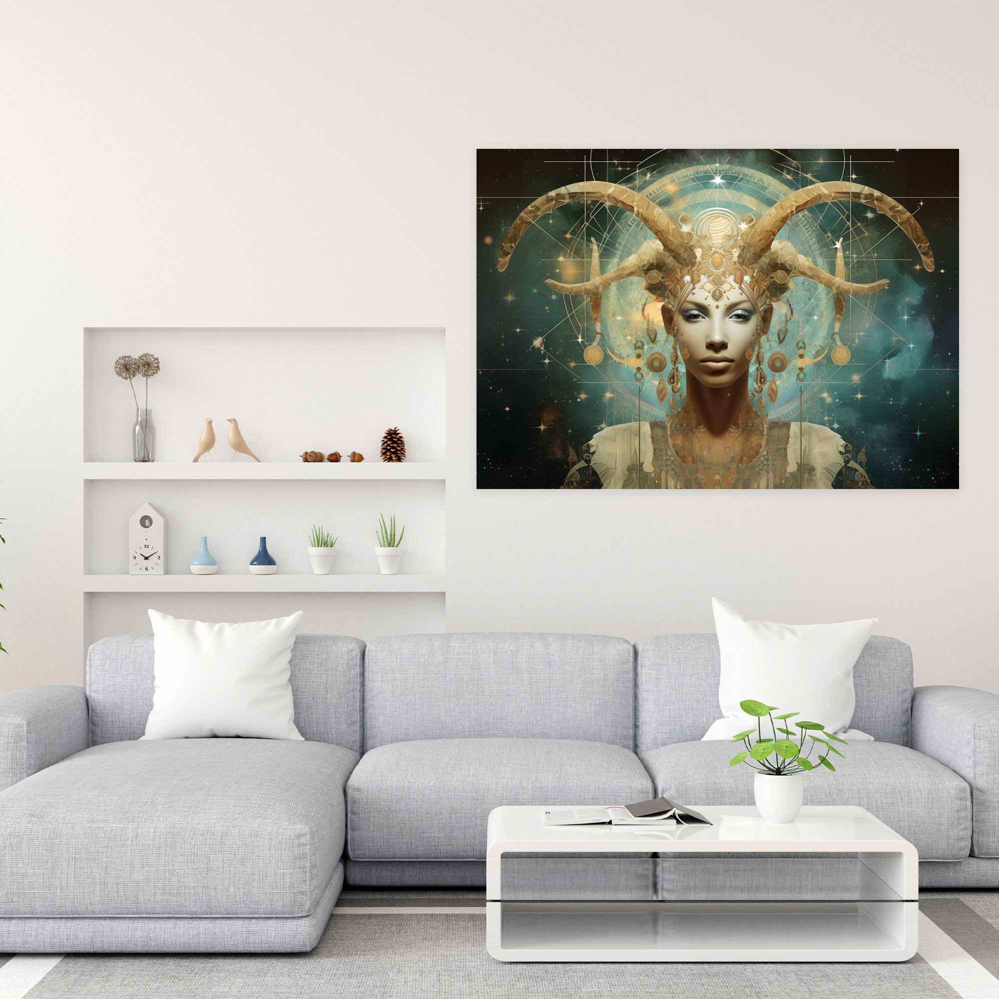 Astrological Fusion Canvas Print - Horoscope, Astrological Symbols, Horoscope, Wall Art
