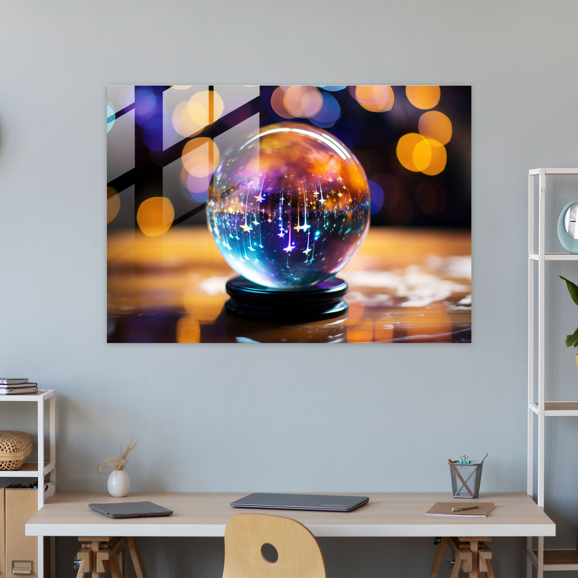 Burçlar Cam Tablo Sanatı: Kristal Takımyıldızlar - Burçlar Modern Sanat Astrolojik Takımyıldızlar