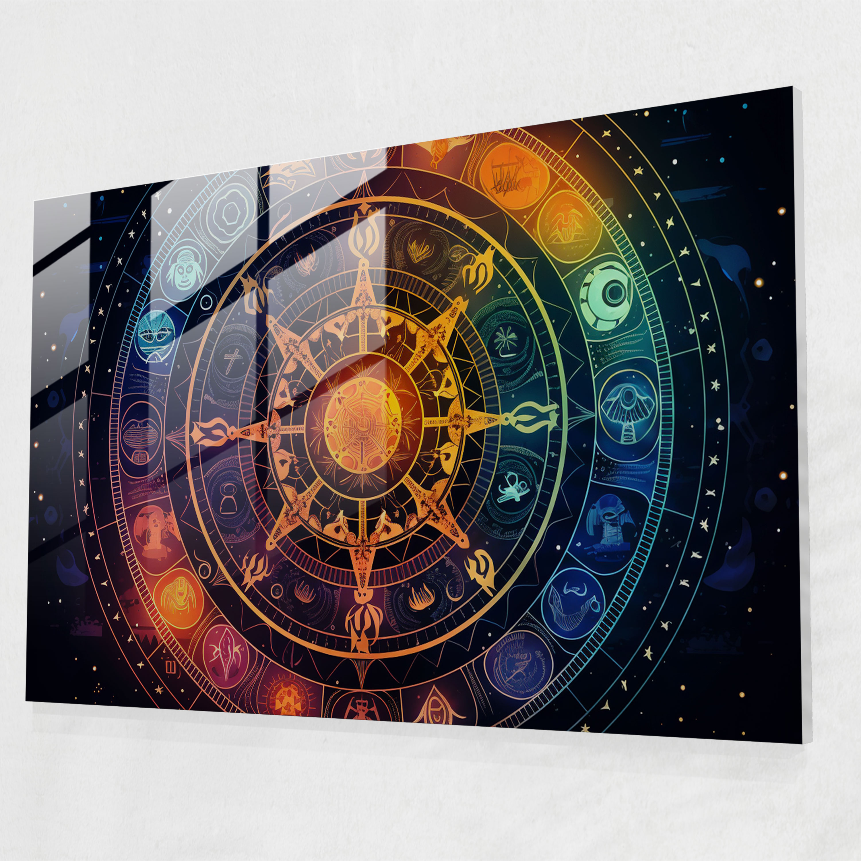 Horoscope Wall Decoration - Horoscope, Horoscope, Glass Print, Wall Decoration