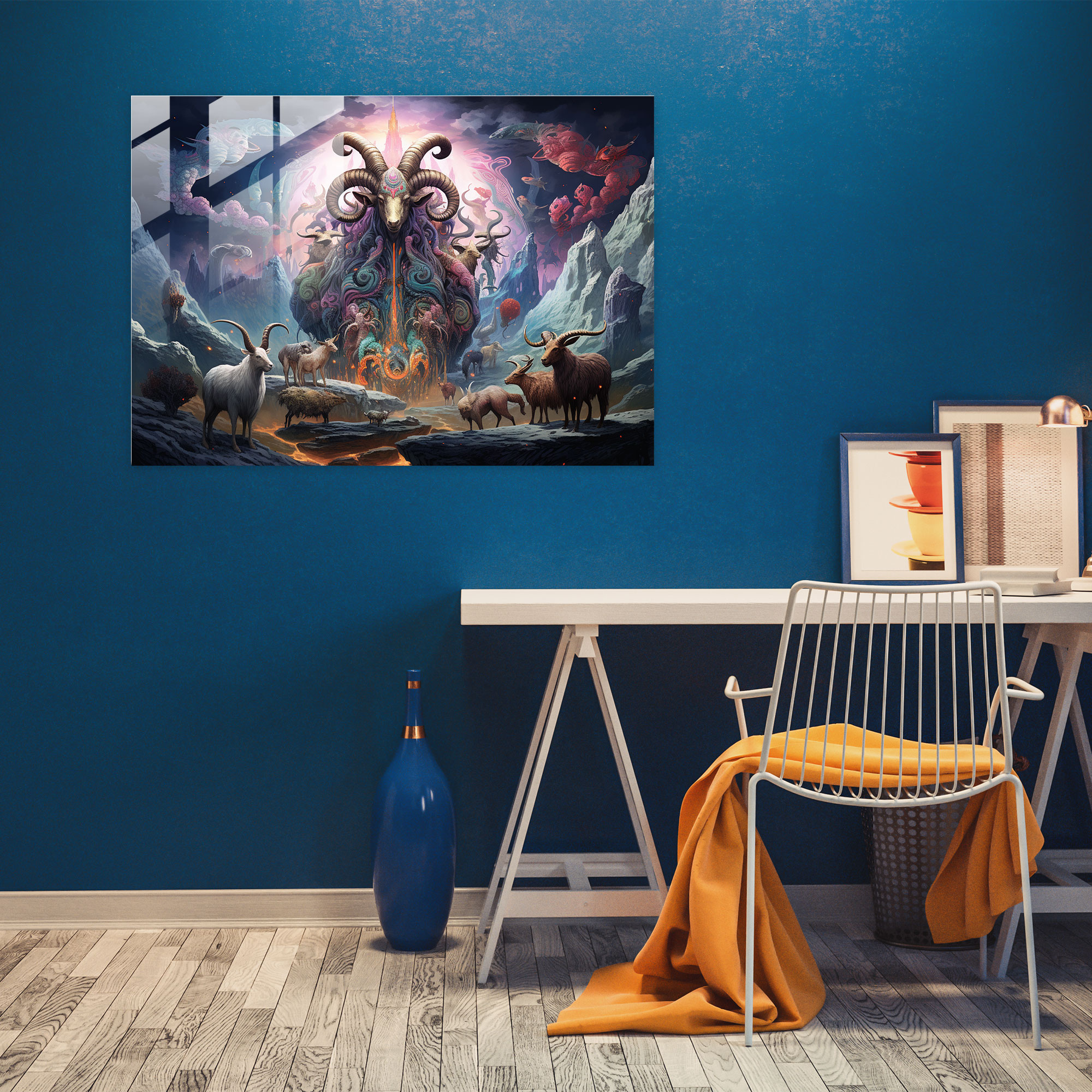 Mystical Zodiac Glass Print - Horoscope, Horoscope, Magical Allure, Glass Wall Art