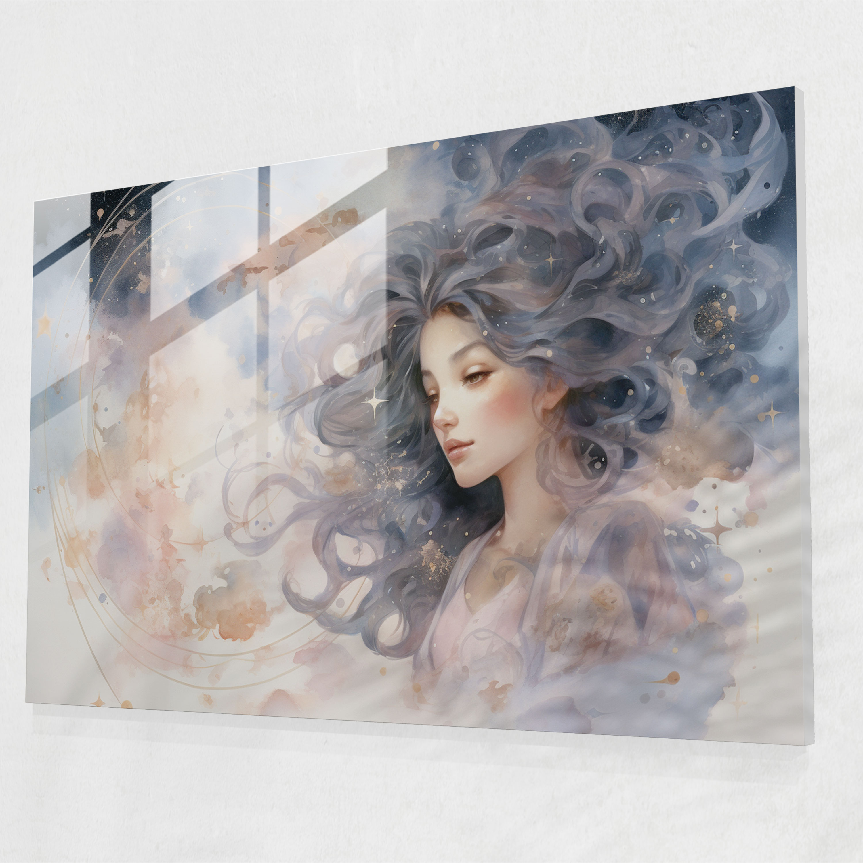 Ethereal Zodiac Glass Wall Art - Horoscope, Glass Print, Glass Art, Horoscope