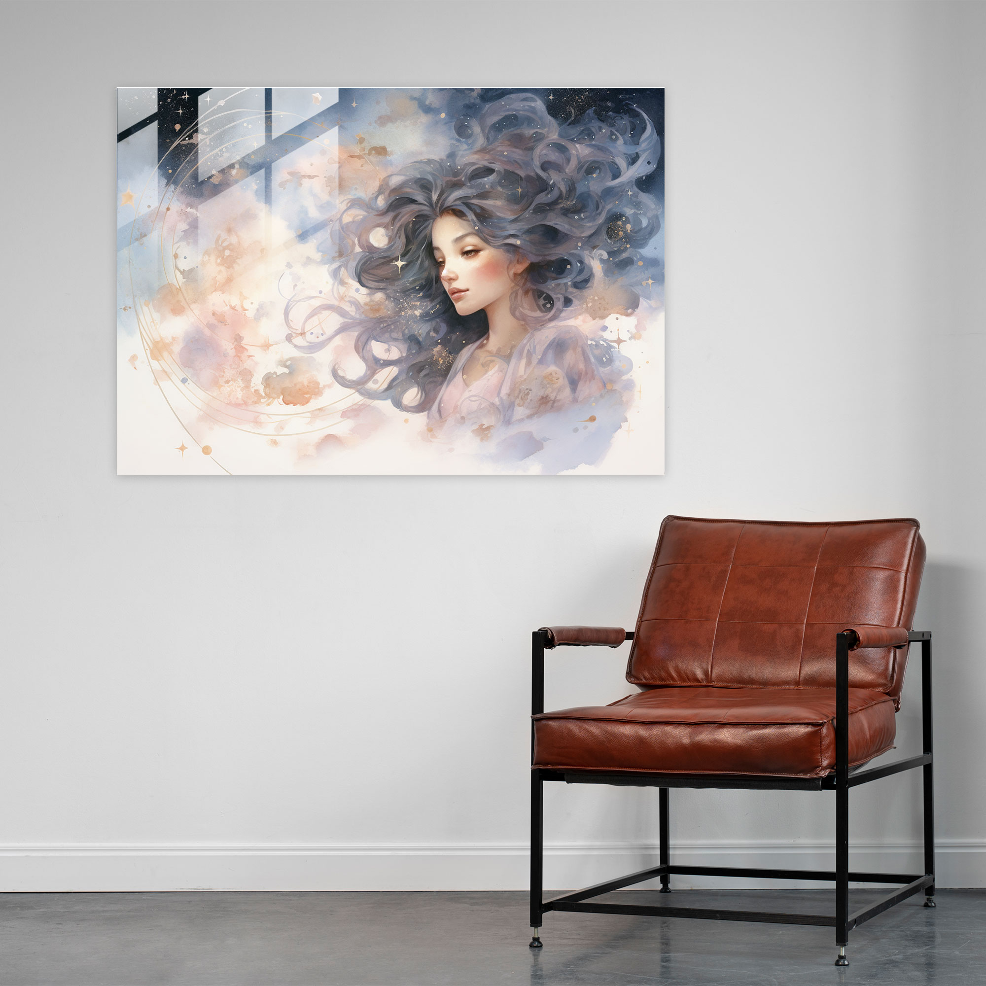 Ethereal Zodiac Glass Wall Art - Horoscope, Glass Print, Glass Art, Horoscope