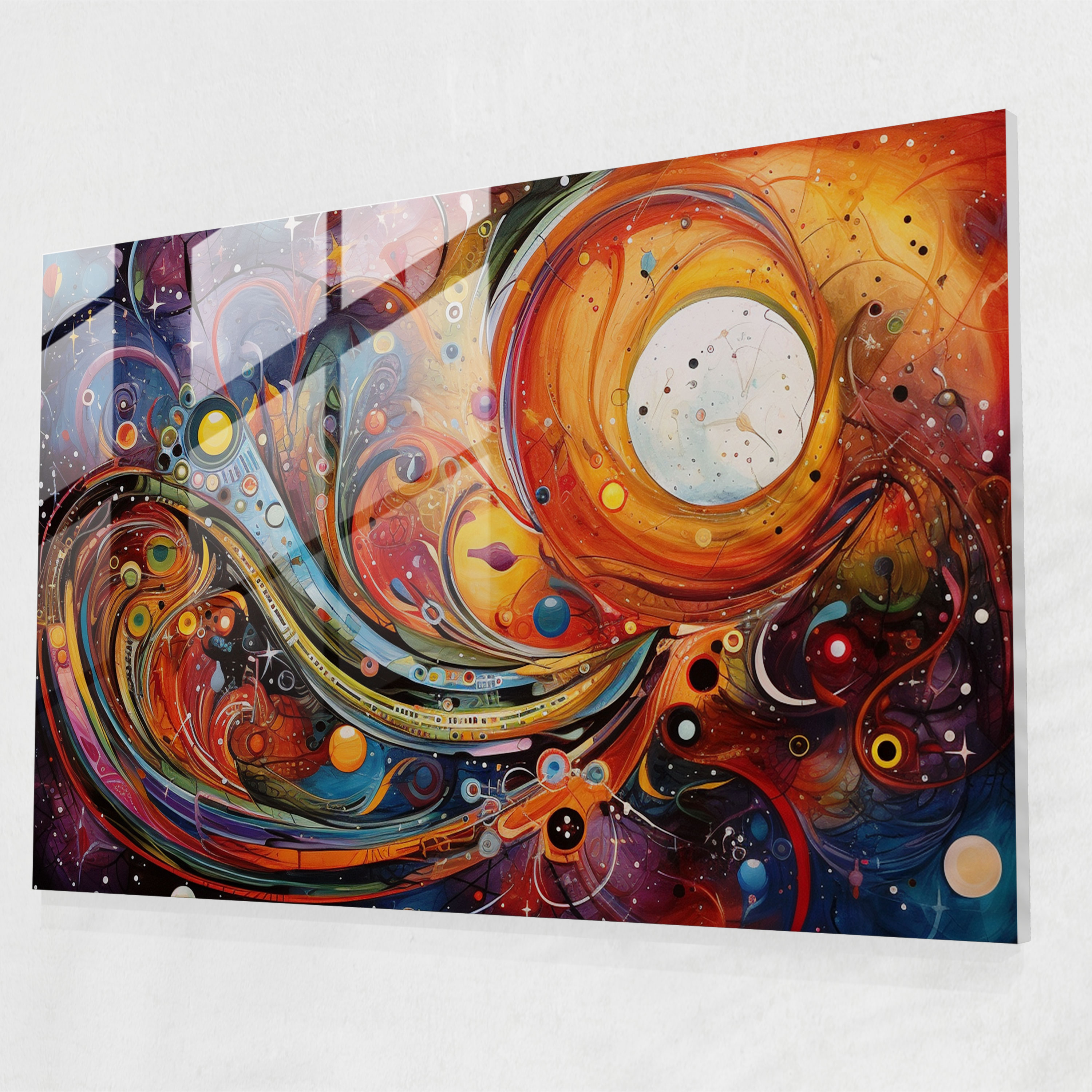 Horoscope Glass Print - Horoscope, Vibrant, Colorful, Glass Wall Art