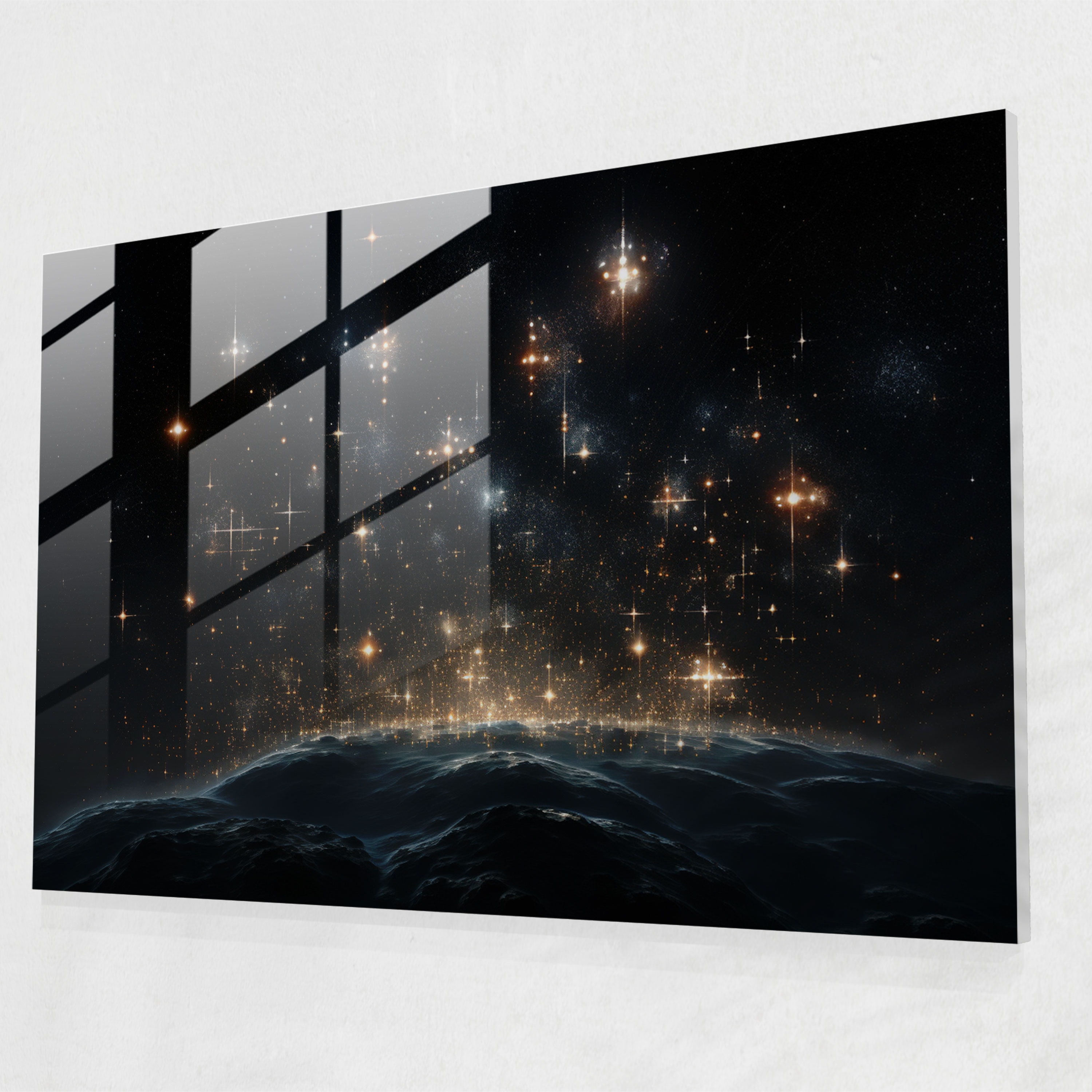 Horoscope Home Decoration - Horoscope, Futuristic, Glass Art, Glass Print