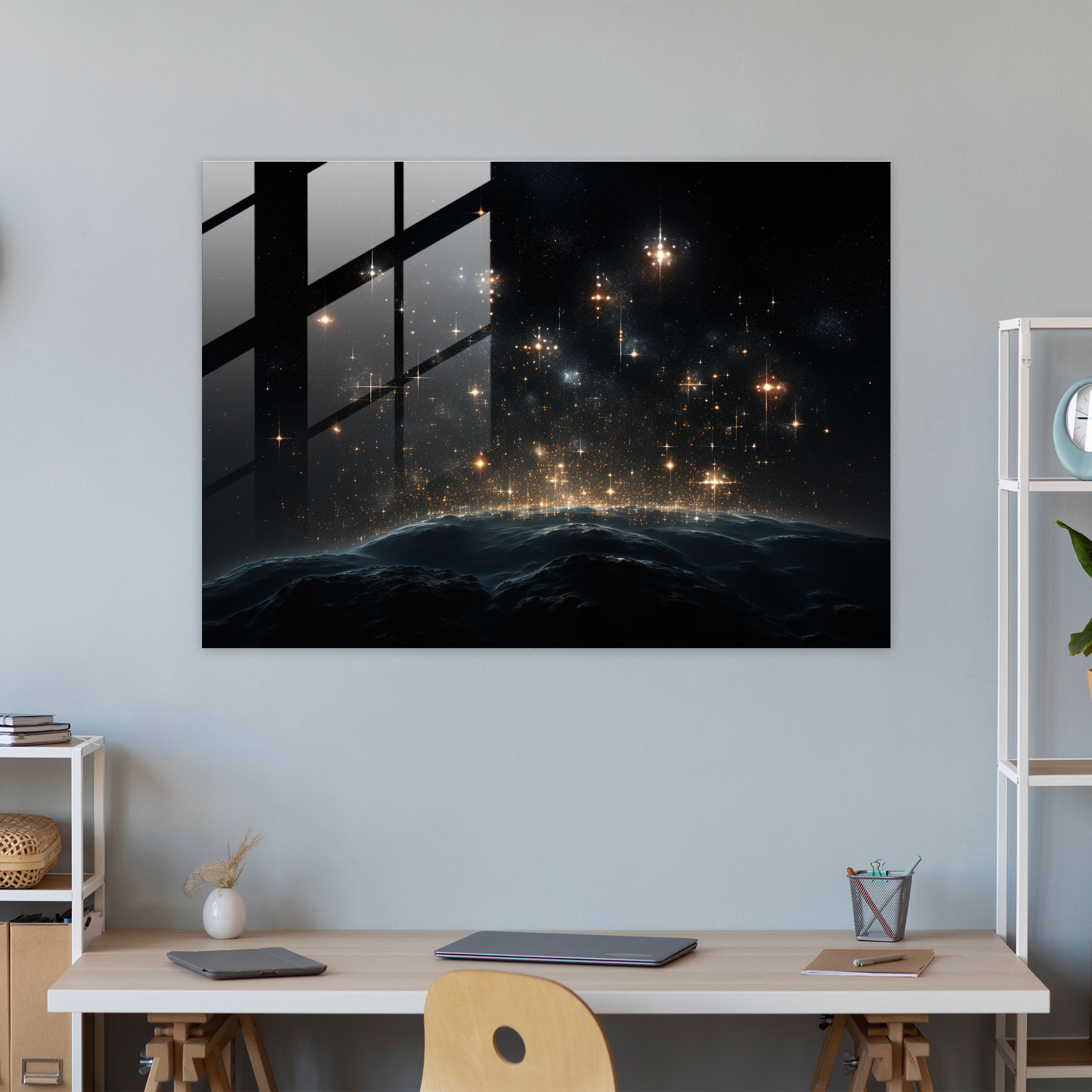Horoscope Home Decoration - Horoscope, Futuristic, Glass Art, Glass Print