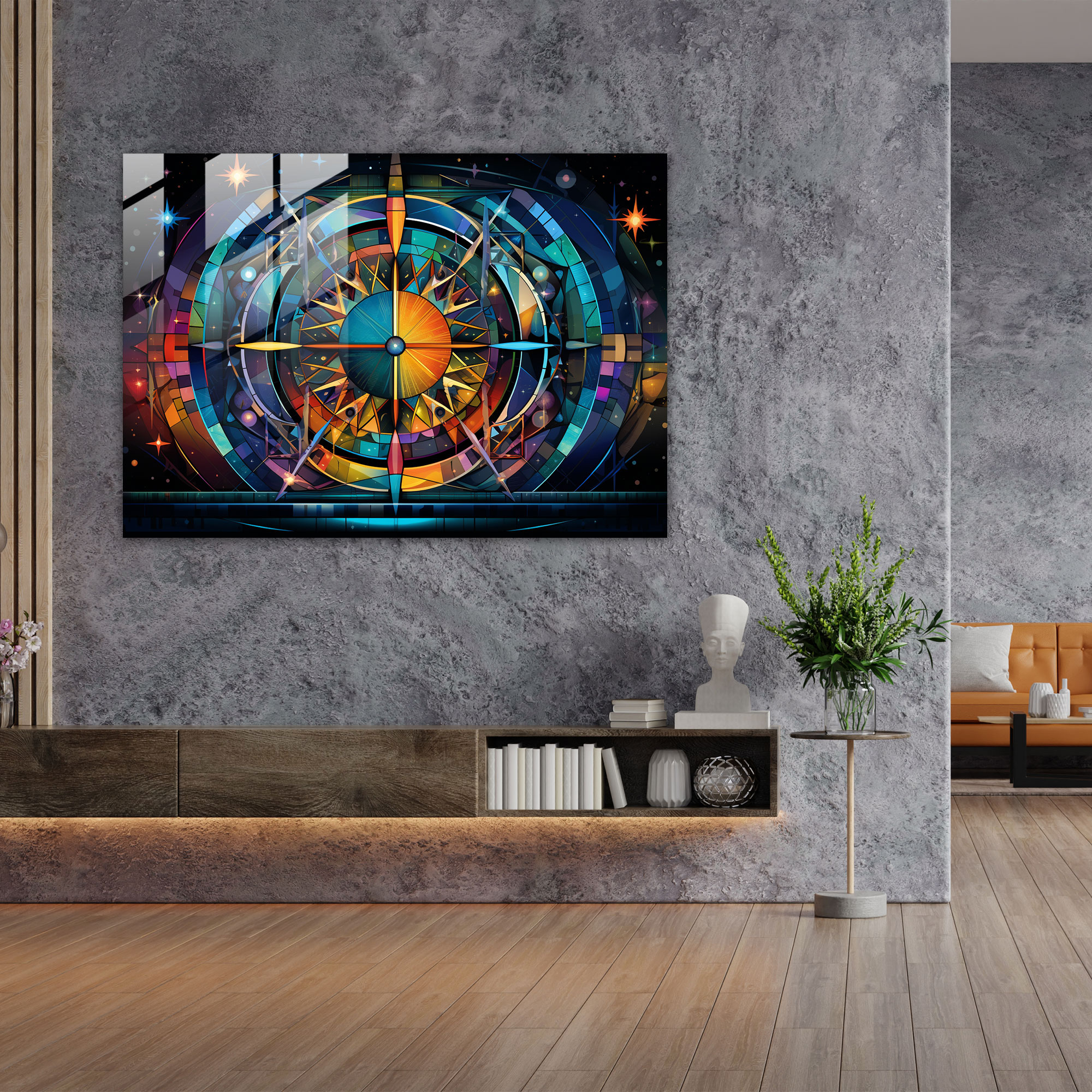 Astro Glass Print - Horoscope, Glass Wall Art, Glass Print, Abstract Astrology Artwork