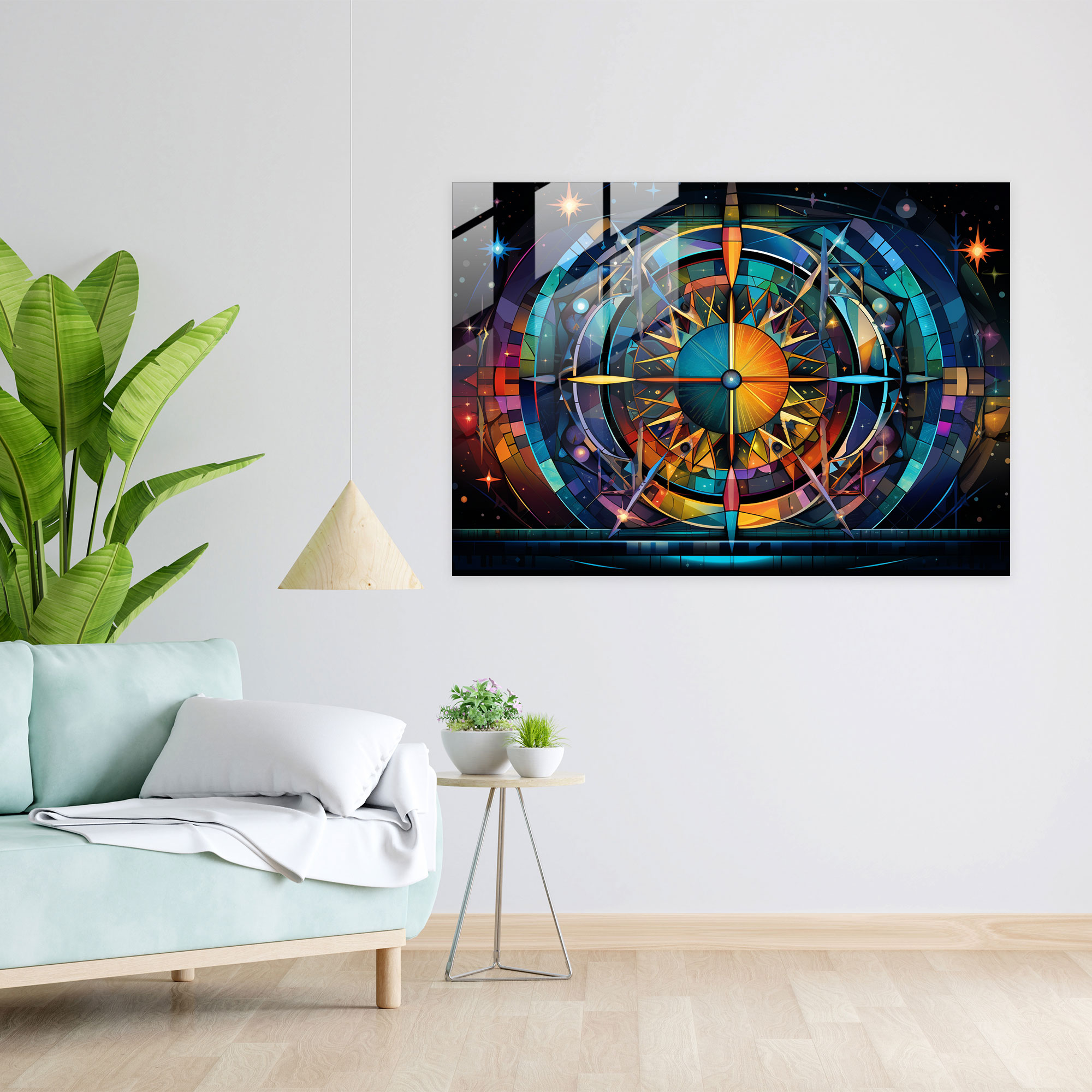 Astro Glass Print - Horoscope, Glass Wall Art, Glass Print, Abstract Astrology Artwork