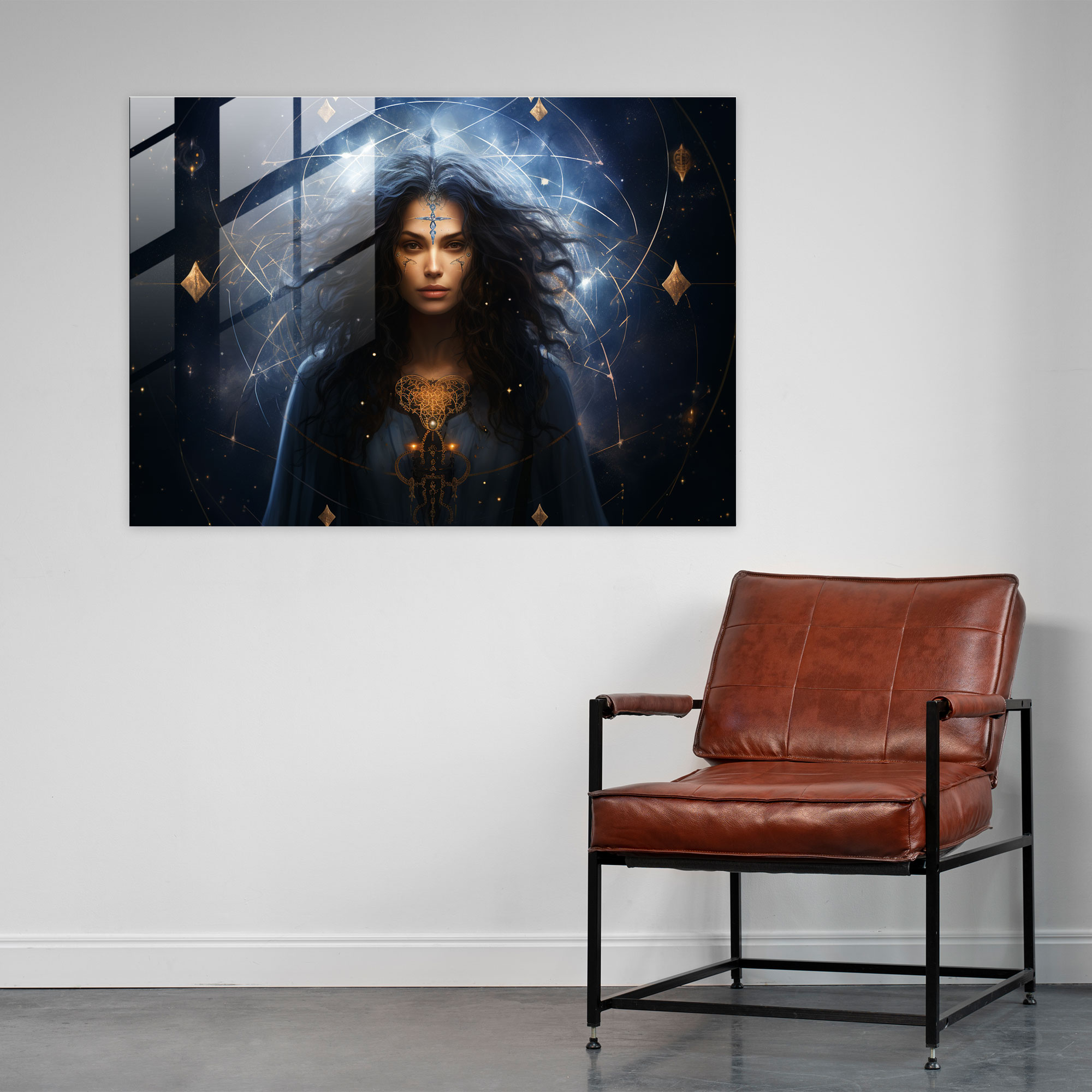 Ethereal Glass Print - Horoscope, Glass Wall Art, Home Decoration, Zodiac Signs