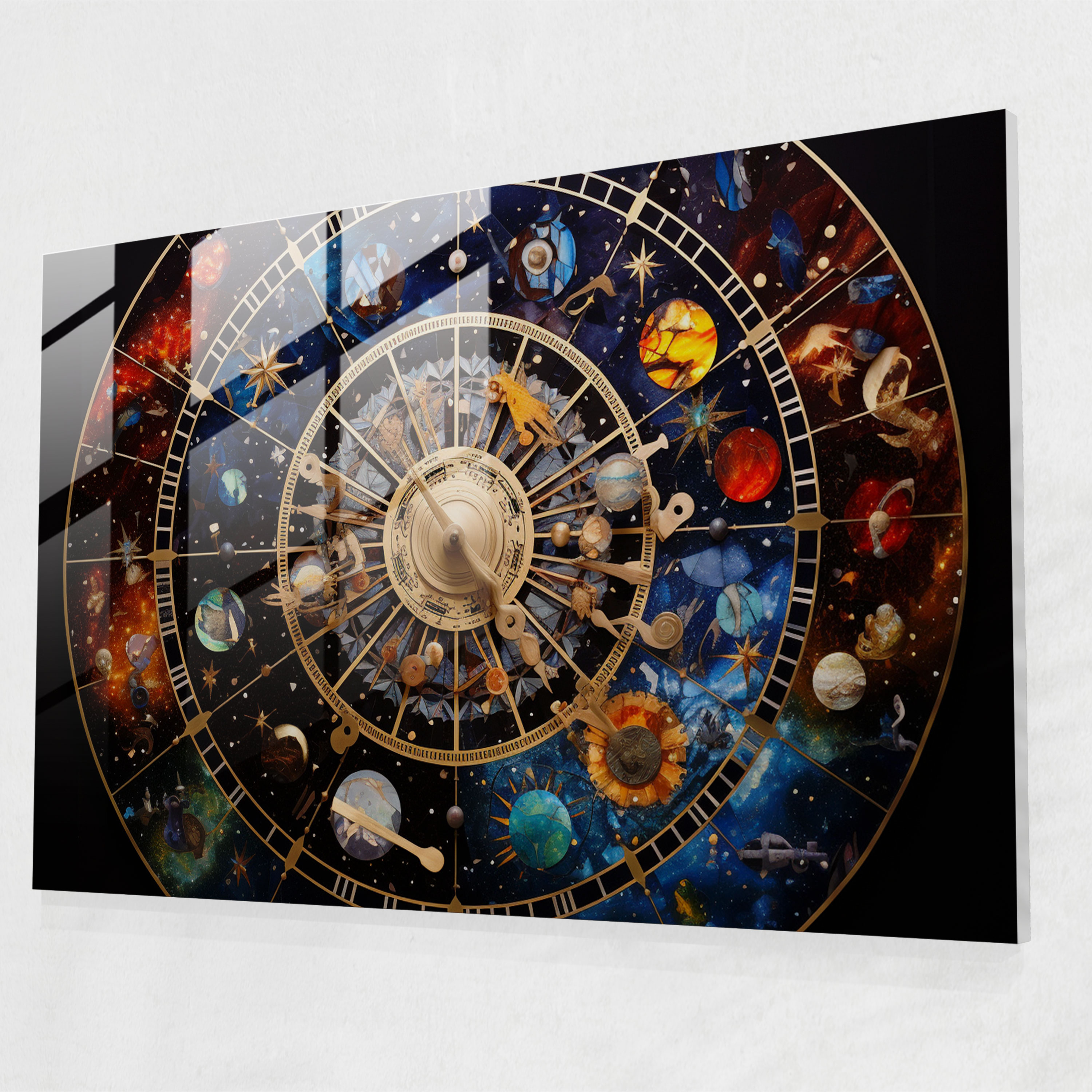 Glasbild Sternzeichen - Horoskop Wohnaccessoire Tierkreiszeichen moderne Kunst