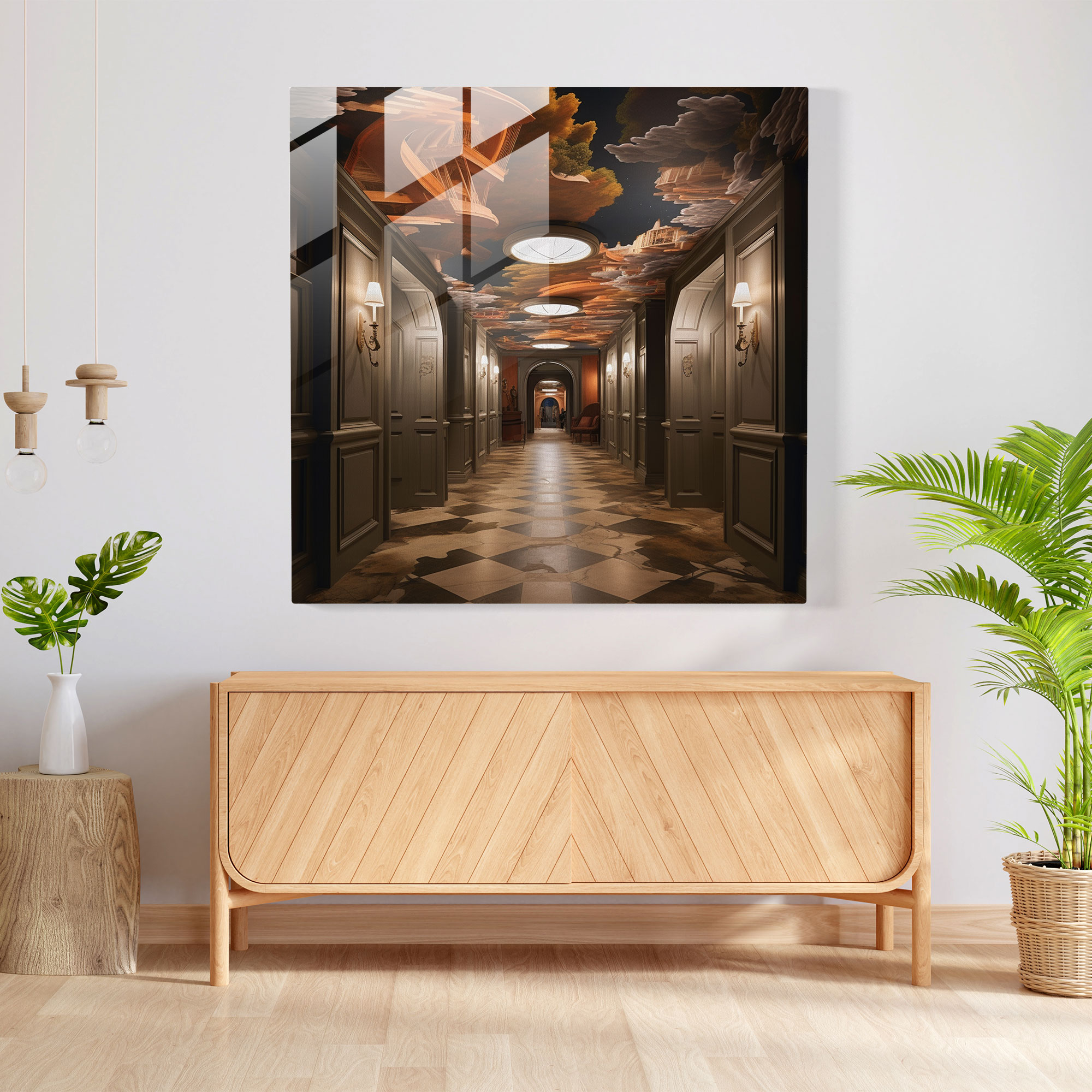 Enigmatic Dreams - Surreal Glass Print - Hotel, Glass Print, Glass Wall Art, Enigmatic Dreams