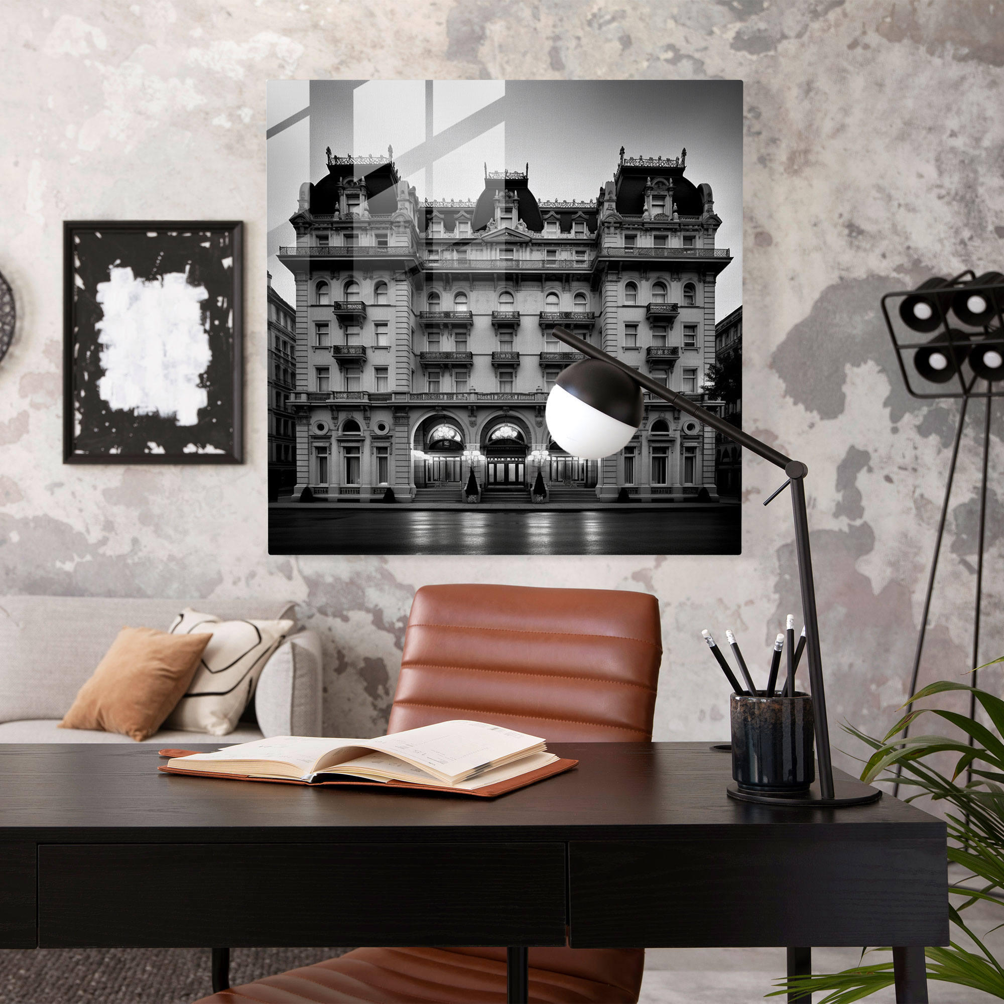 Grand Hotel Cam Tablo - Otel Cam Tablo Otel Cam Duvar Sanatı