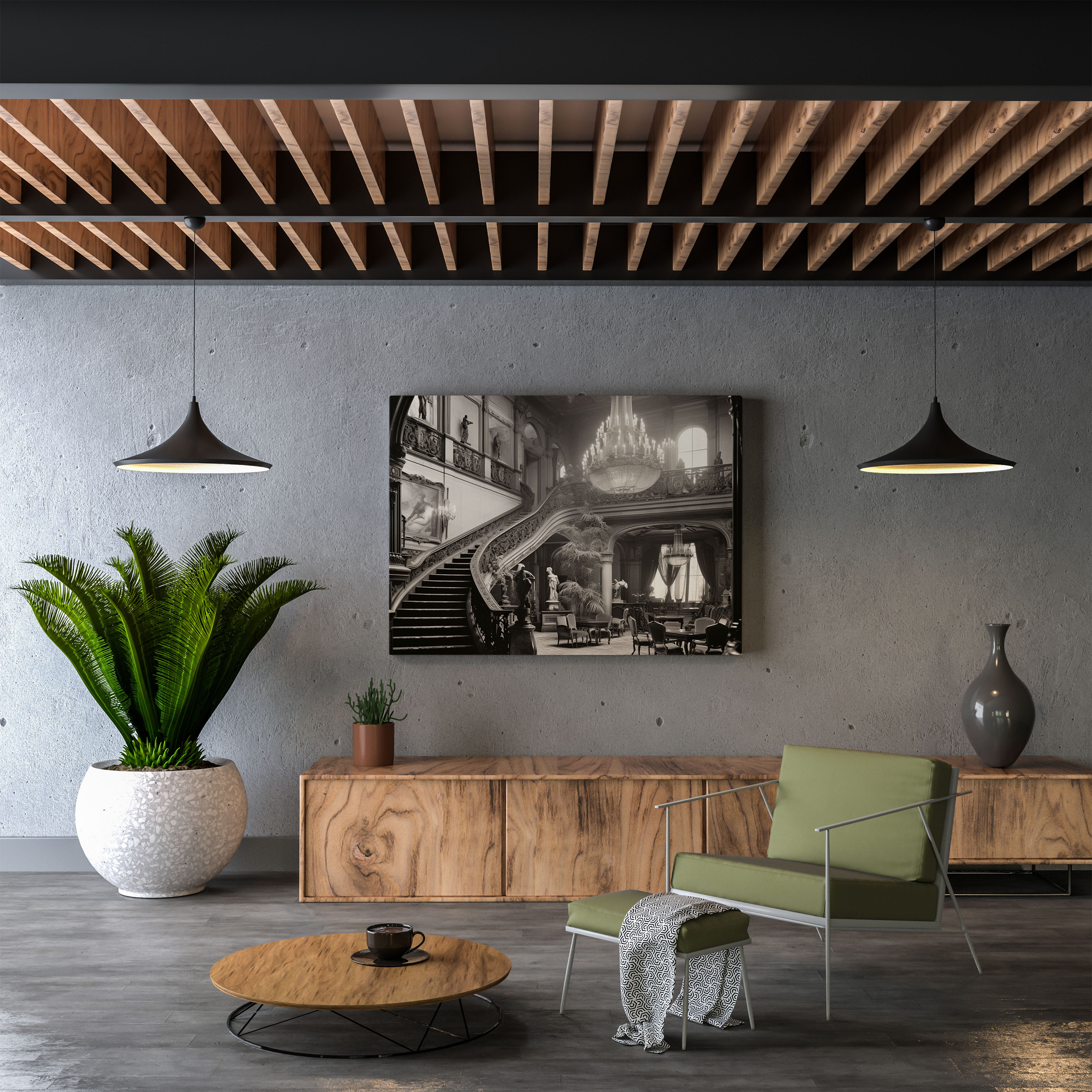 Hotel Elegance Canvas Print - Hotel, Home Decoration, Wall Art, Canvas Print