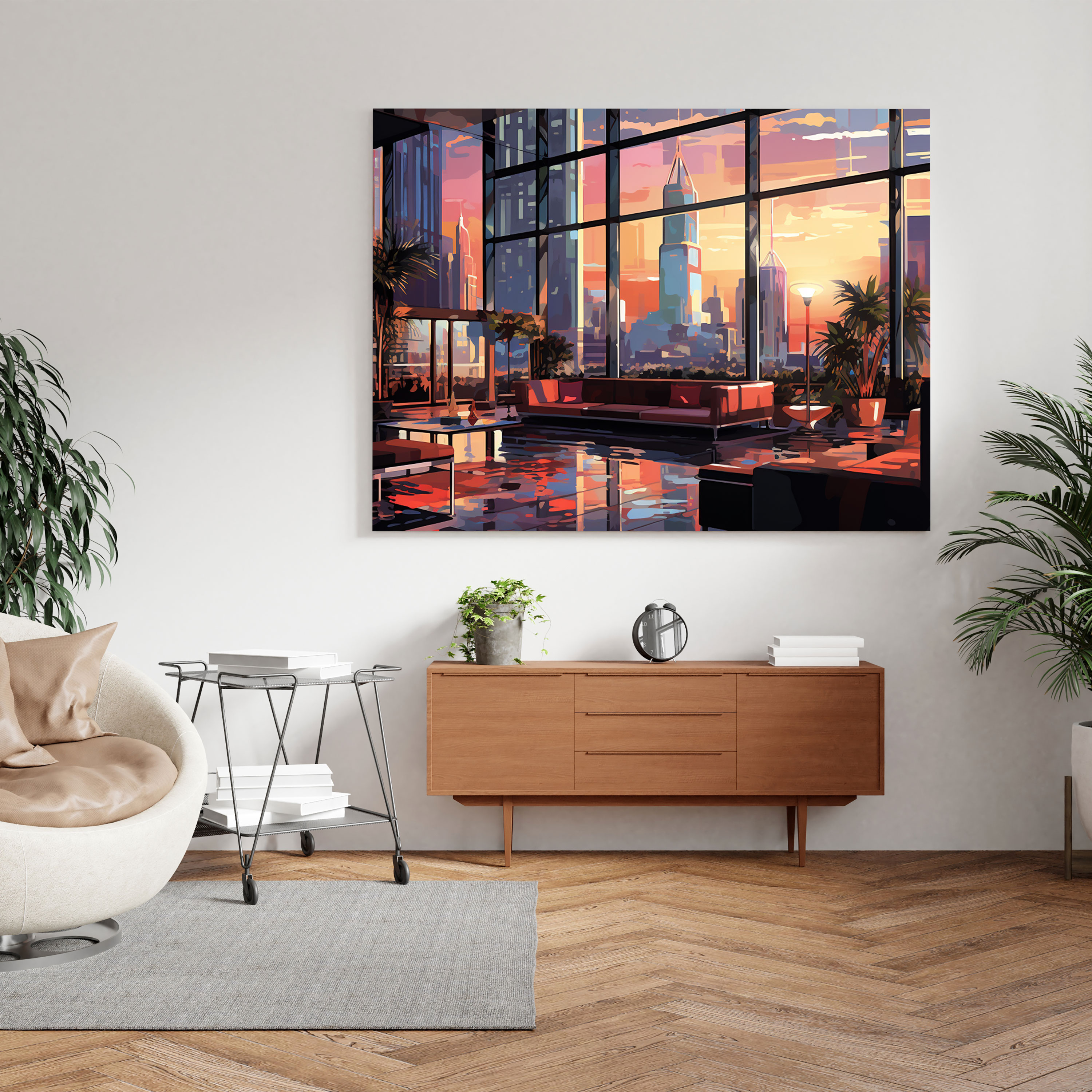 Contemporary City Hotel Canvas Print - Hotel, Contemporary City Hotel Canvas Print, Canvas, Canvas Wall Art