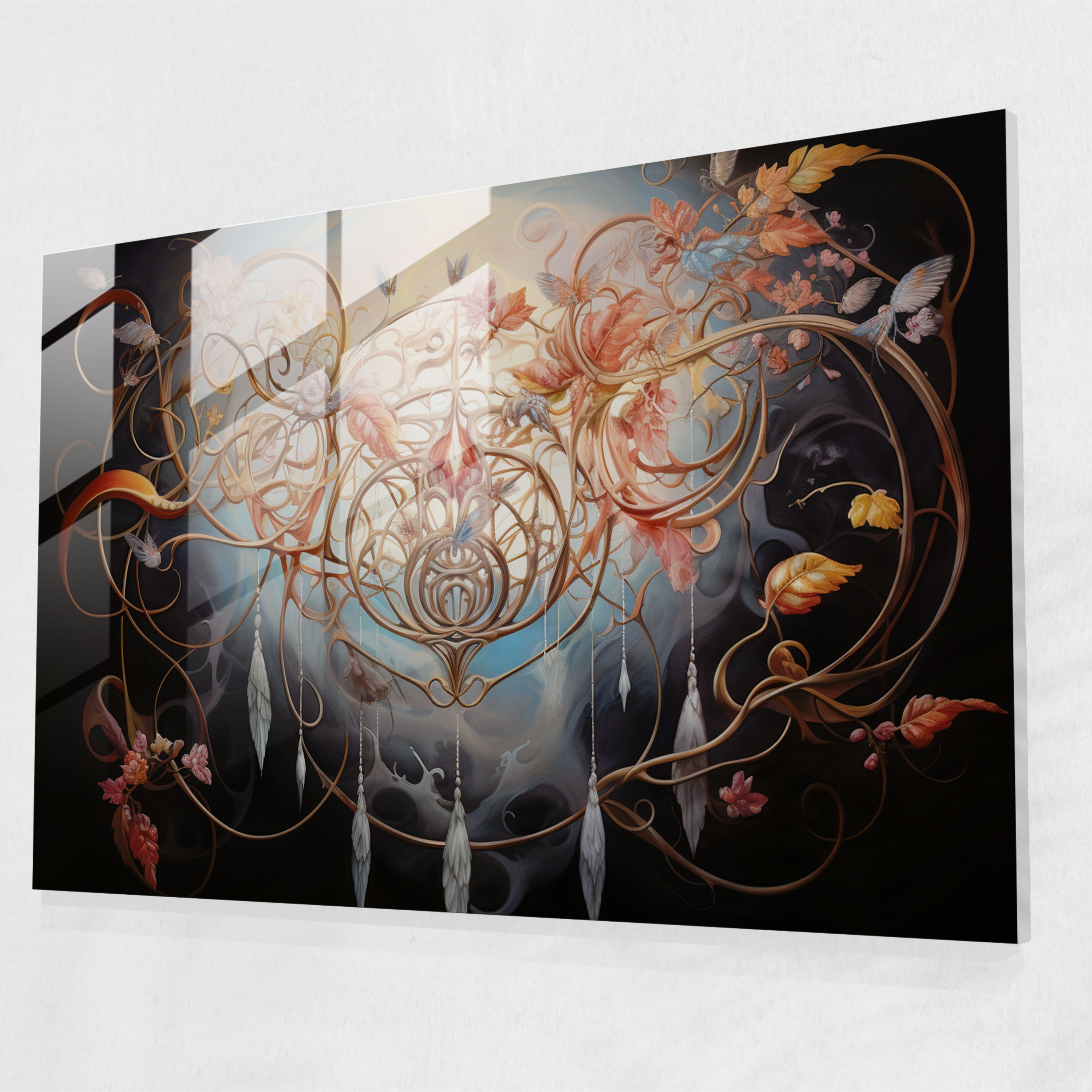 Ethereal Hypnosis Glass Wall Art - Hypnosis, Glass Wall Art, Magic, Wall Decoration