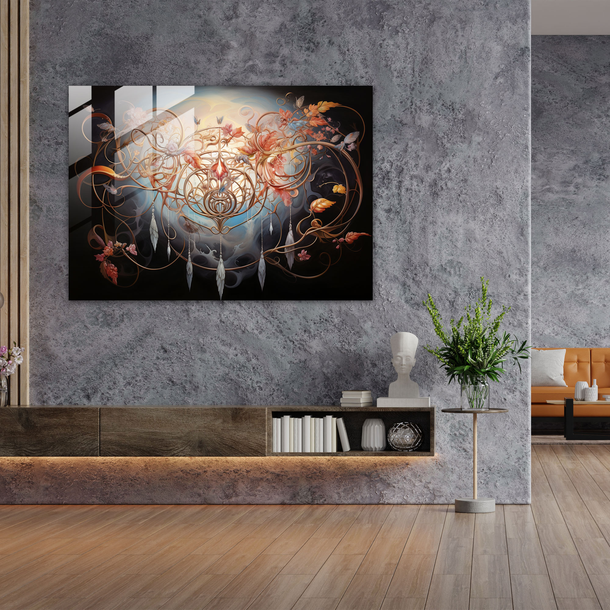 Ethereal Hypnosis Glass Wall Art - Hypnosis, Glass Wall Art, Magic, Wall Decoration